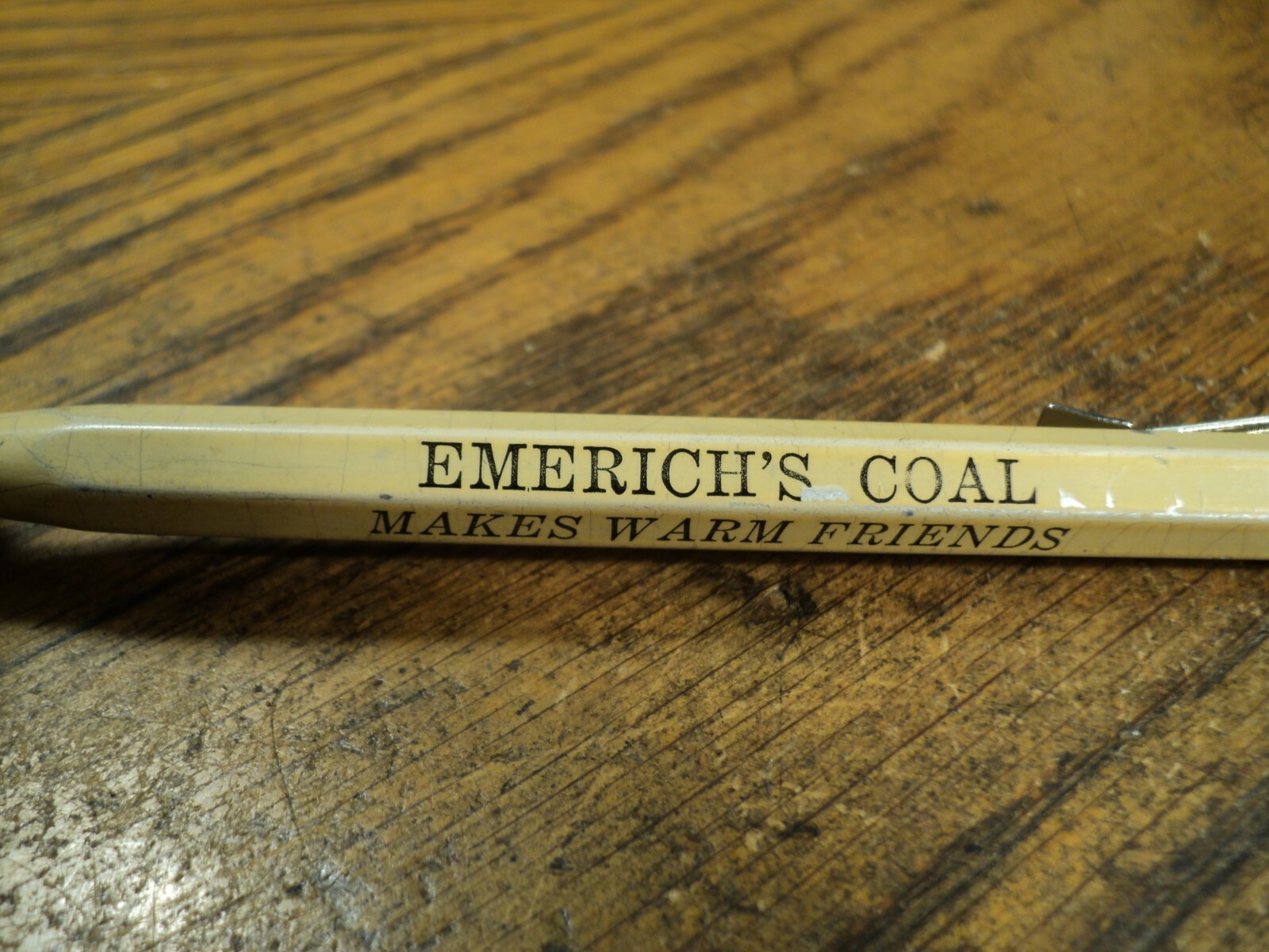Vintage Scripto Mechanical Pencil No. 4-47 Emerich’s Coal Makes Warm Friends