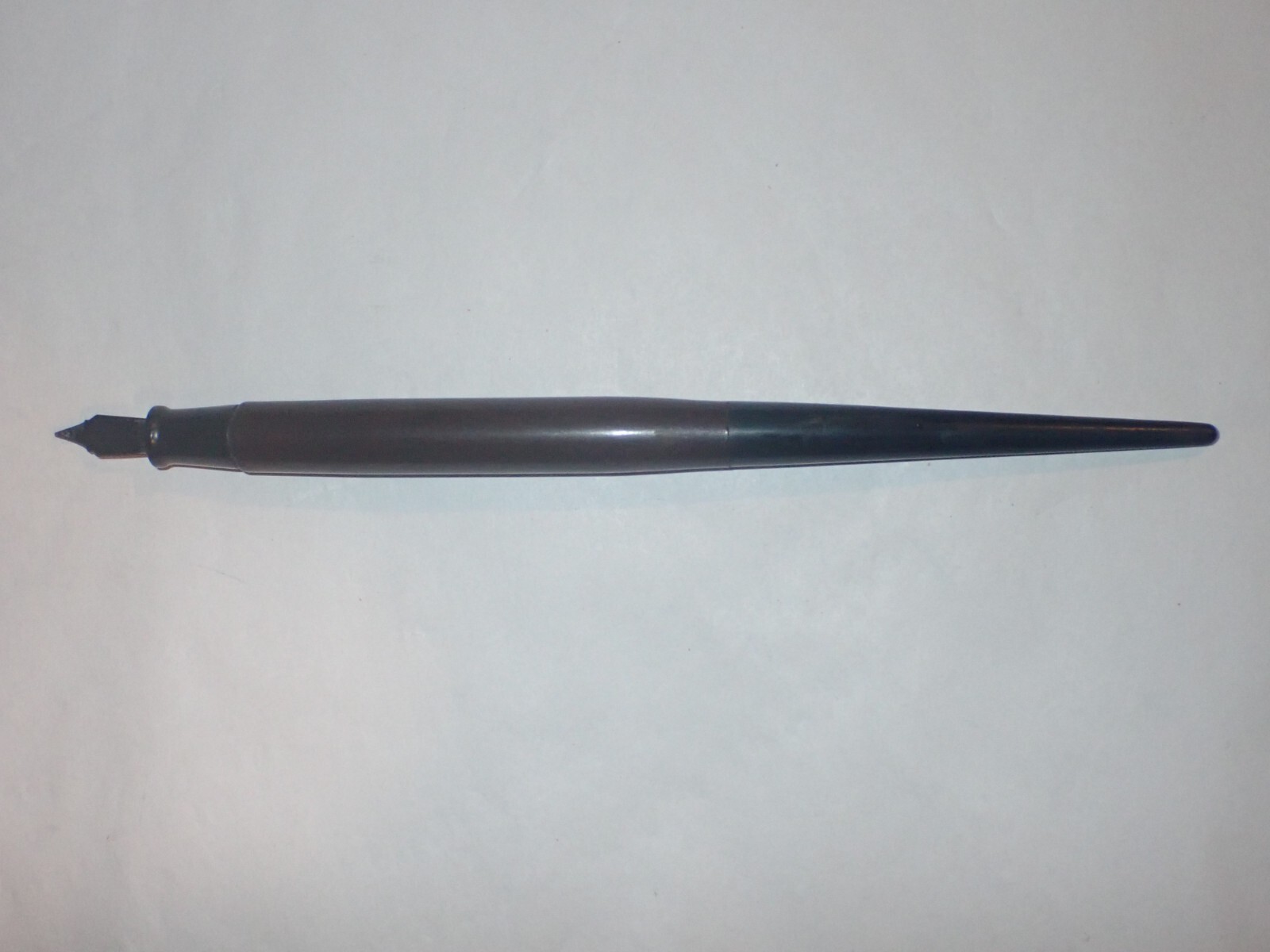 Vintage Unknown Green Celluloid Gold Mechanical Pencil Monogrammed