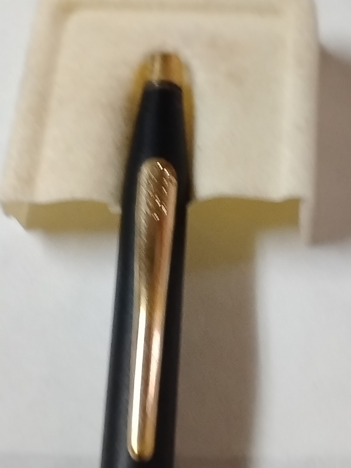 Vintage Cross Classic Century Black Matte Gold Trim Mechanical Pencil #F8