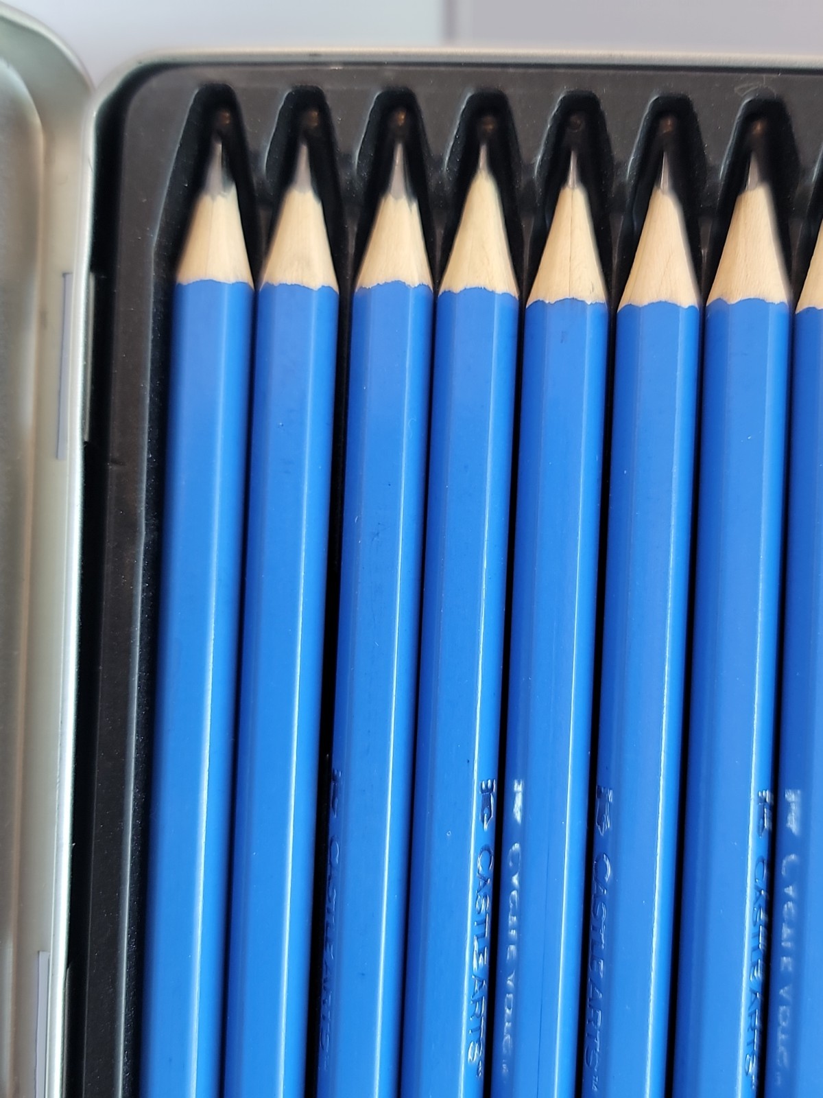 Castle Art Supplies 12 Piece Black Graphite Drawing Pencils Kit