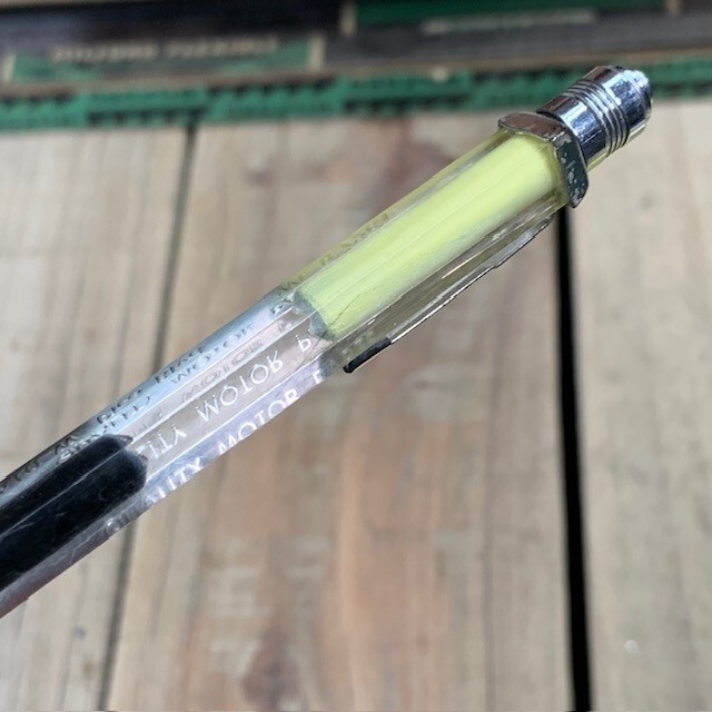 1950s LA Western Wheel ~ Automotive Quality Motor Parts Square Lucite – Pencils