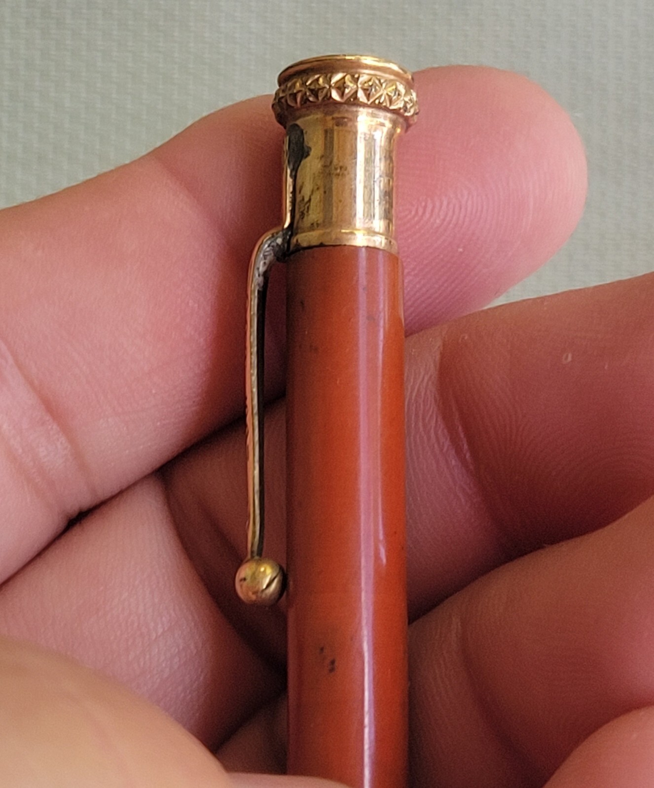 Vintage Early Morrisons Mechanical Pencil Gold Filled