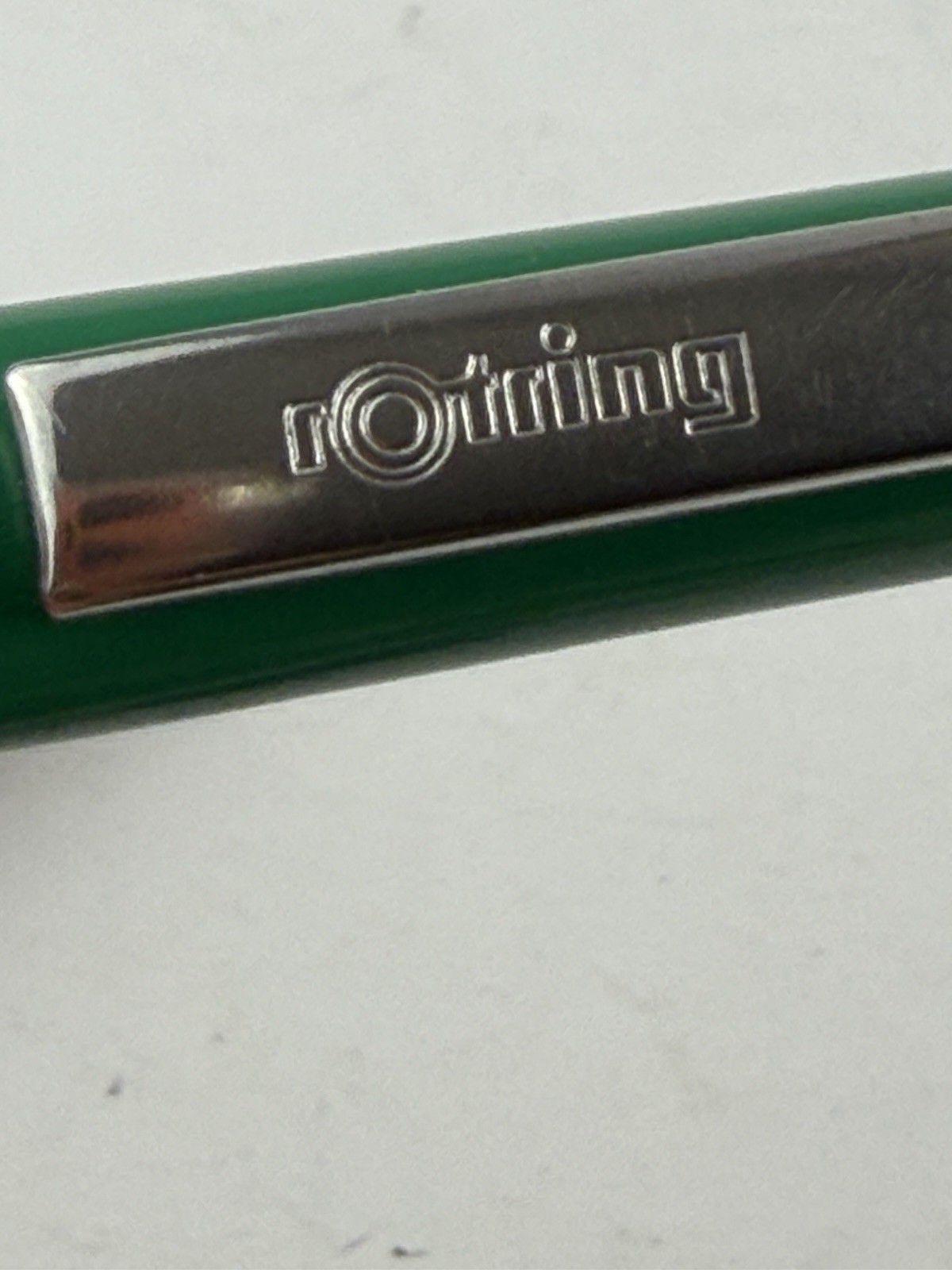 Vintage Rollerball Rotring Clipper Pen Blue and Green Lot of 2