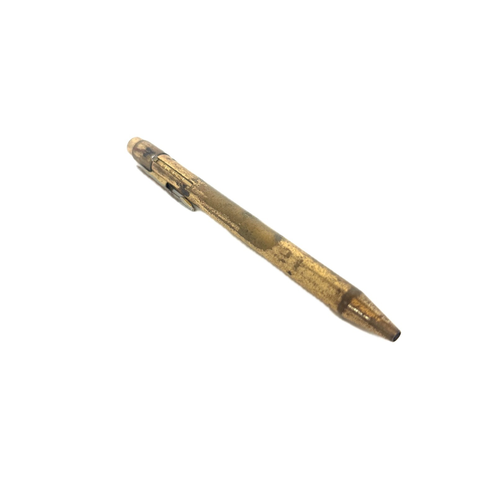 Vintage Robert Murray Brass Tone Mechanical Pencil Ballpoint Pen Dual Combo USA