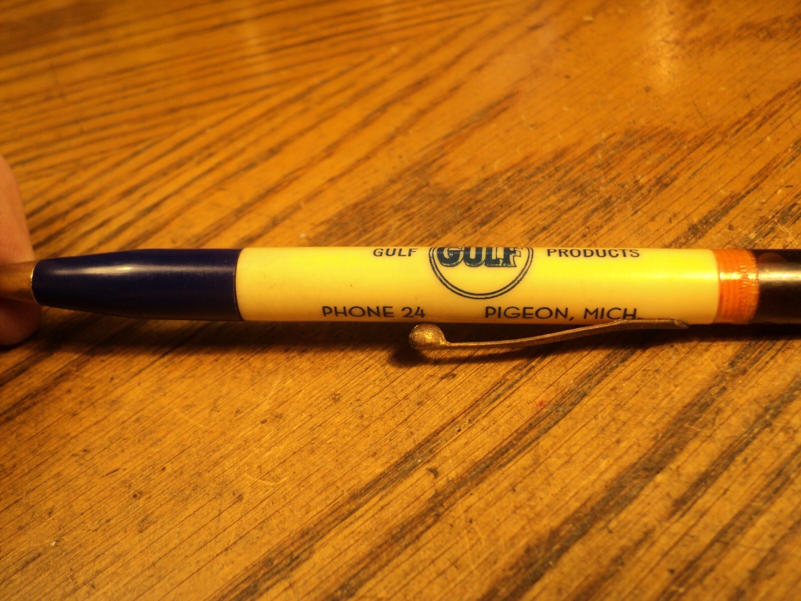 Vintage Ritepoint Mechanical Pencil Gulf Products 5-9/16″ Long Oil Cap