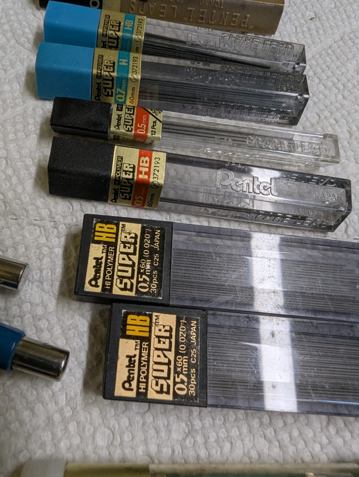 PENTEL Mechanical Pencil & Leads HUGE VARIETY LOT Vintage New & Old