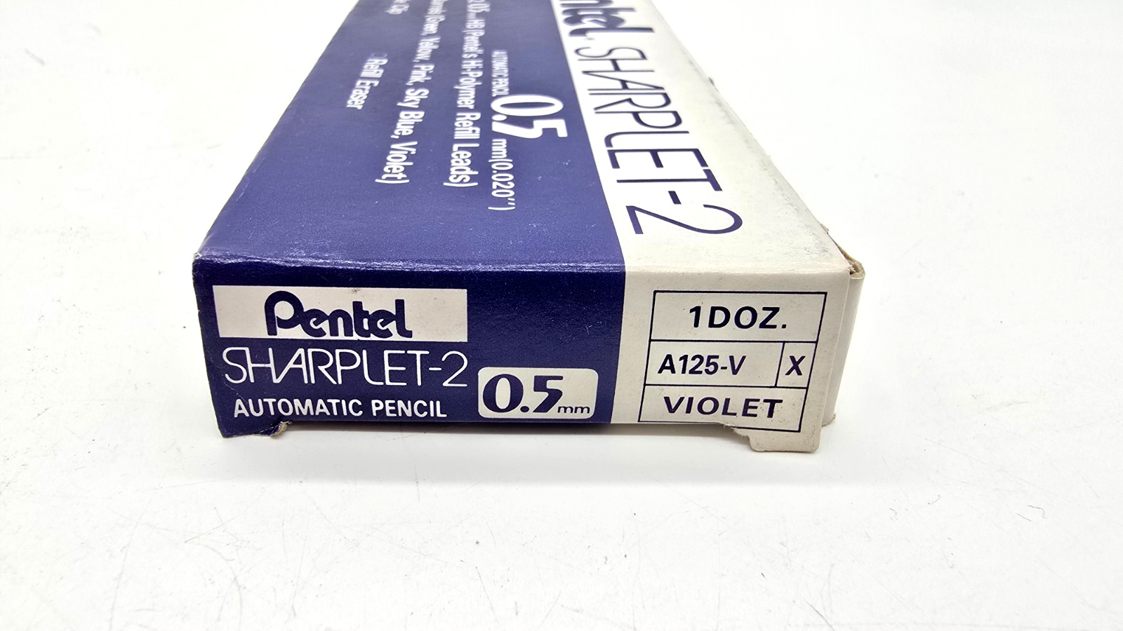 Vtg Box of 12 Pentel 0.5MM A125 Sharplet-2 Automatic Mechanical Pencils Blue NOS