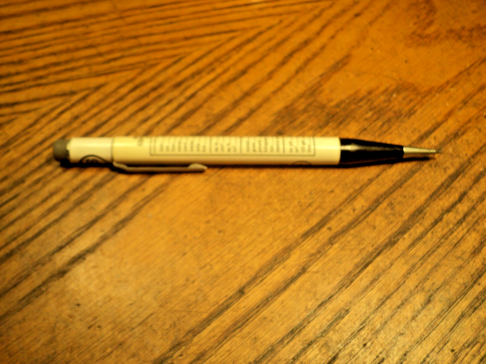 Vintage Autopoint Mechanical Pencil USS South Works Metric Chart 5-3/4″ Long