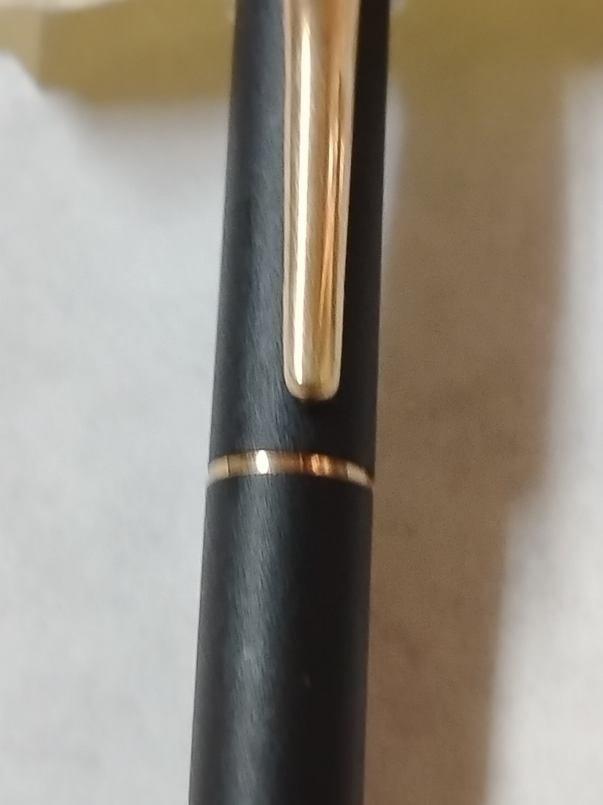 Vintage Cross Matte Black Gold Trim Mechanical Pencil J&L Steel Emblem Works #L2