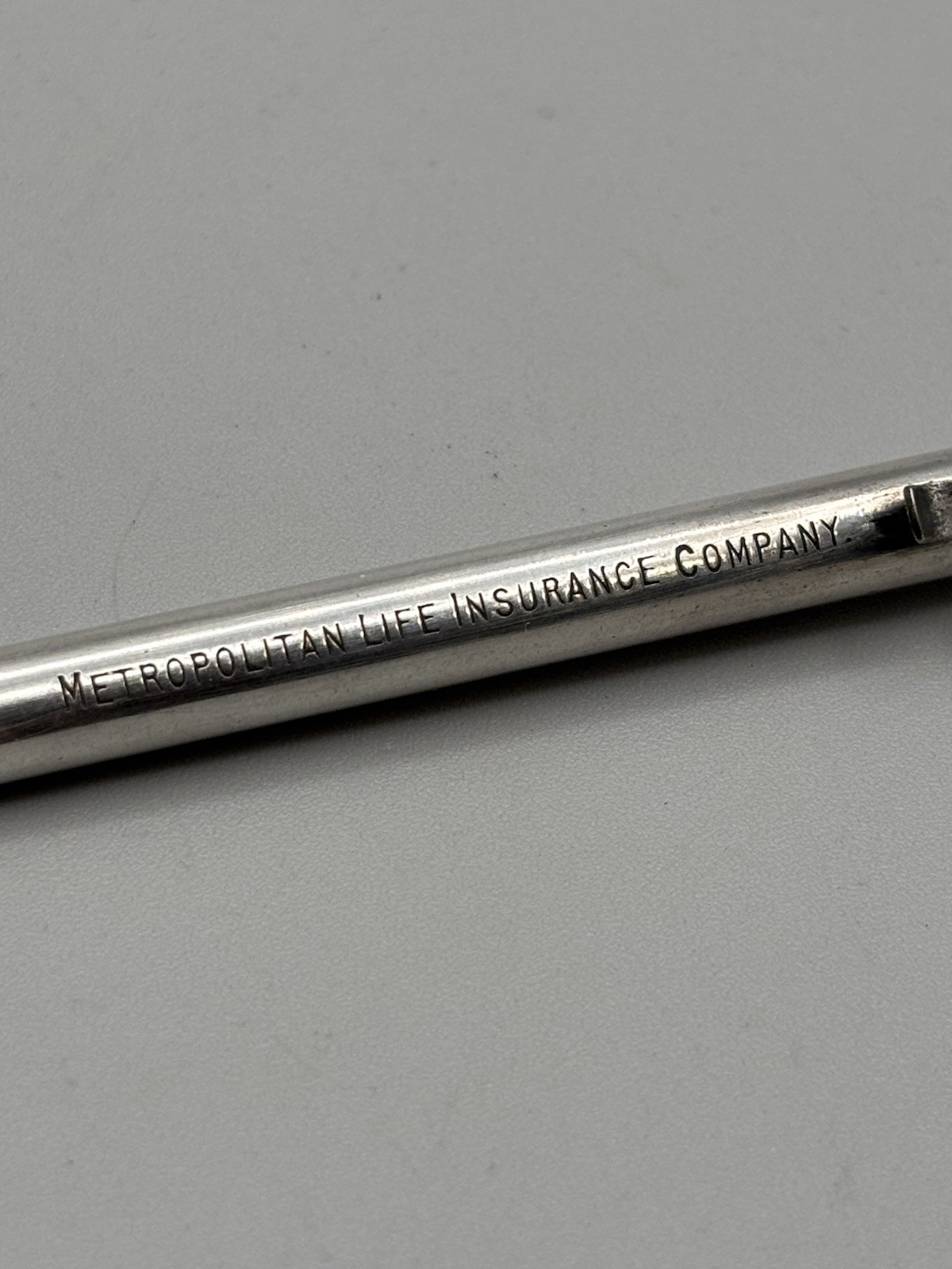 1920’s Wahl Eversharp Silver Plated Pencil Metropolitan Life Insurance Co
