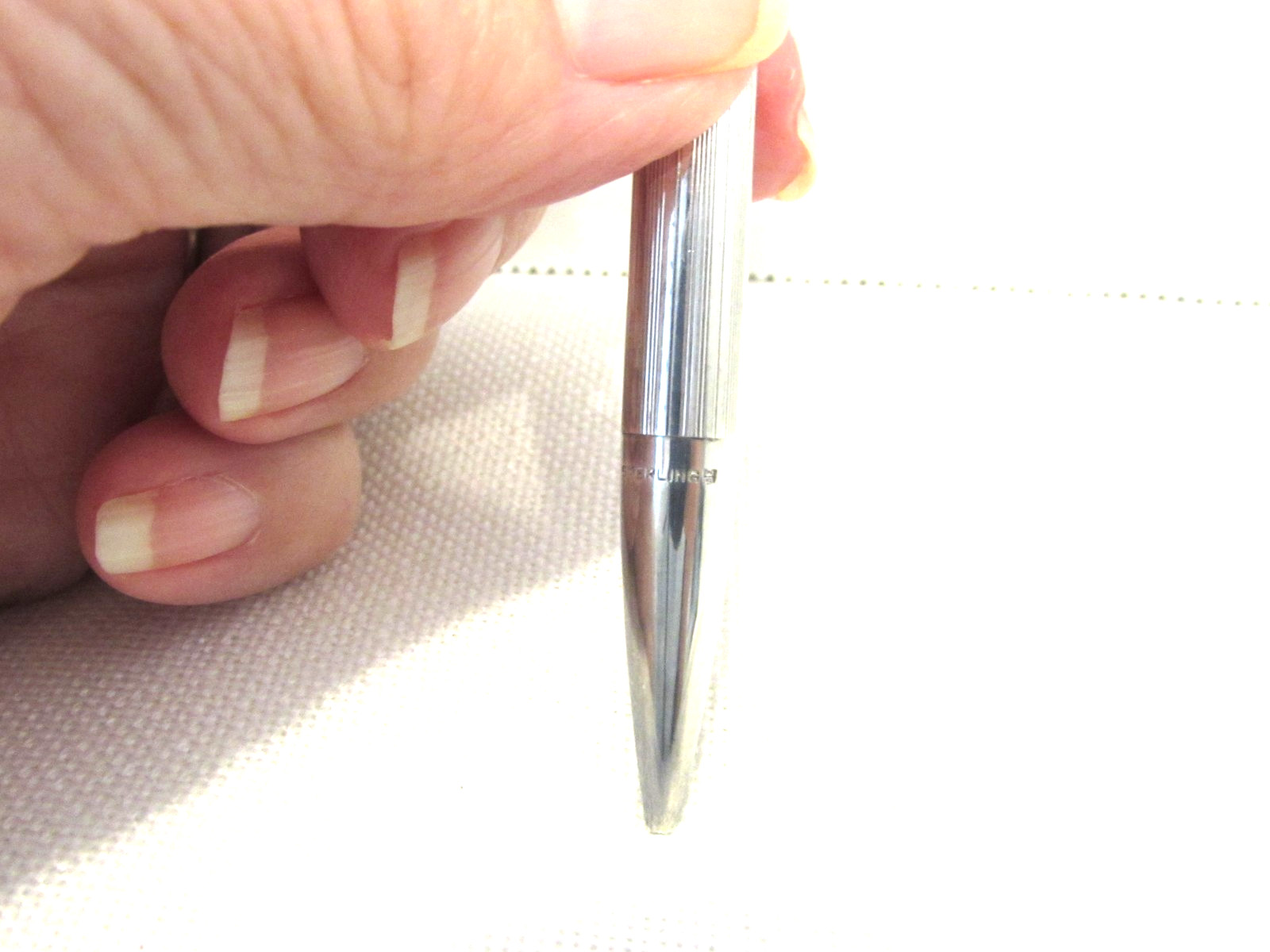 Vintage Sterling Silver 925 Mechanical Pencil – Has Lead and is Working