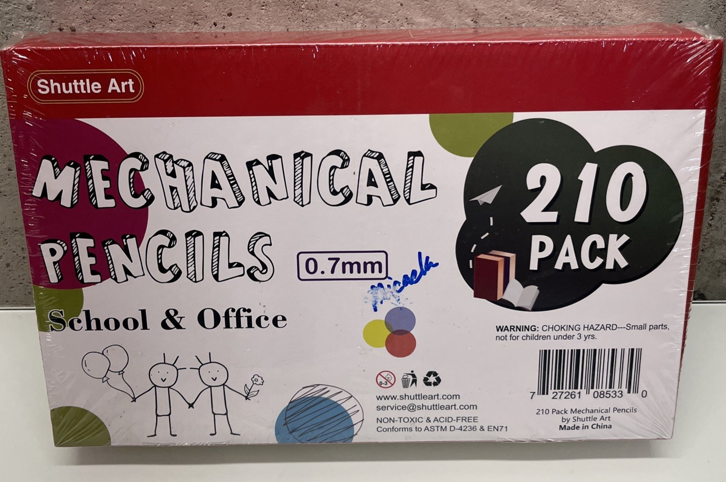 Mechanical Pencils, 210 Pack Bulk Mechanical Pencils 0.7mm Medium Point NIB!!