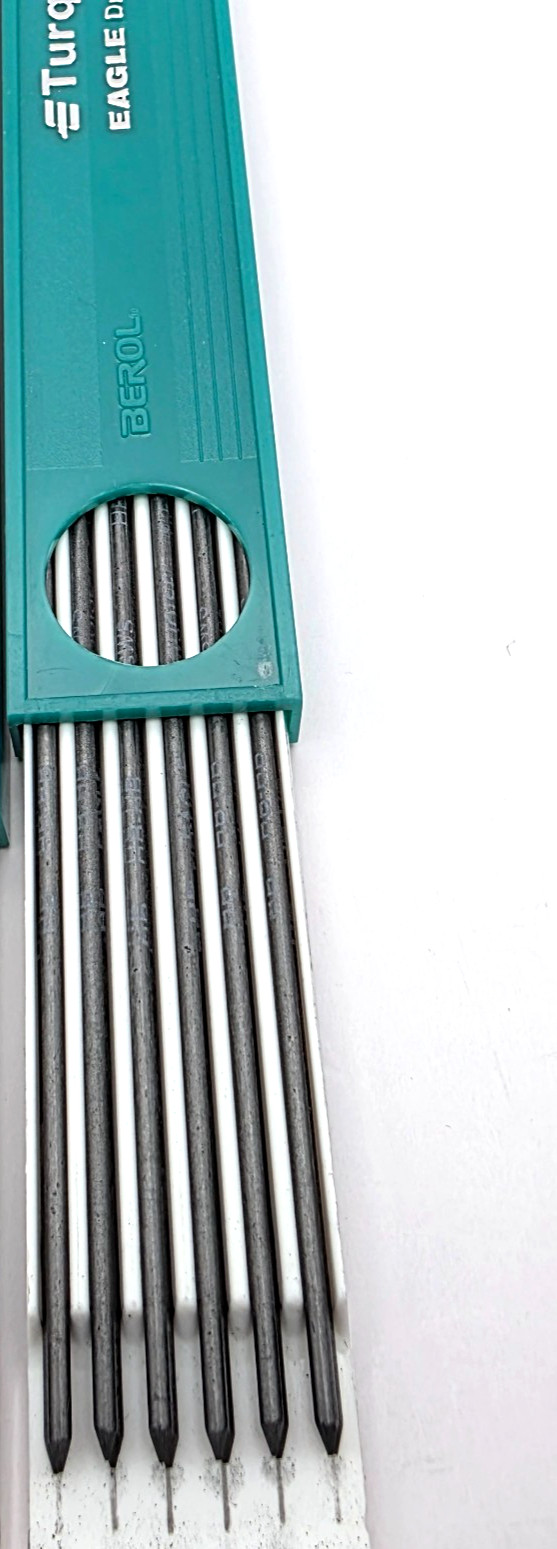 Vintage Berol Turquoise Eagle 2375 HB Drawing Leads 5 Tubes Drafting Refill