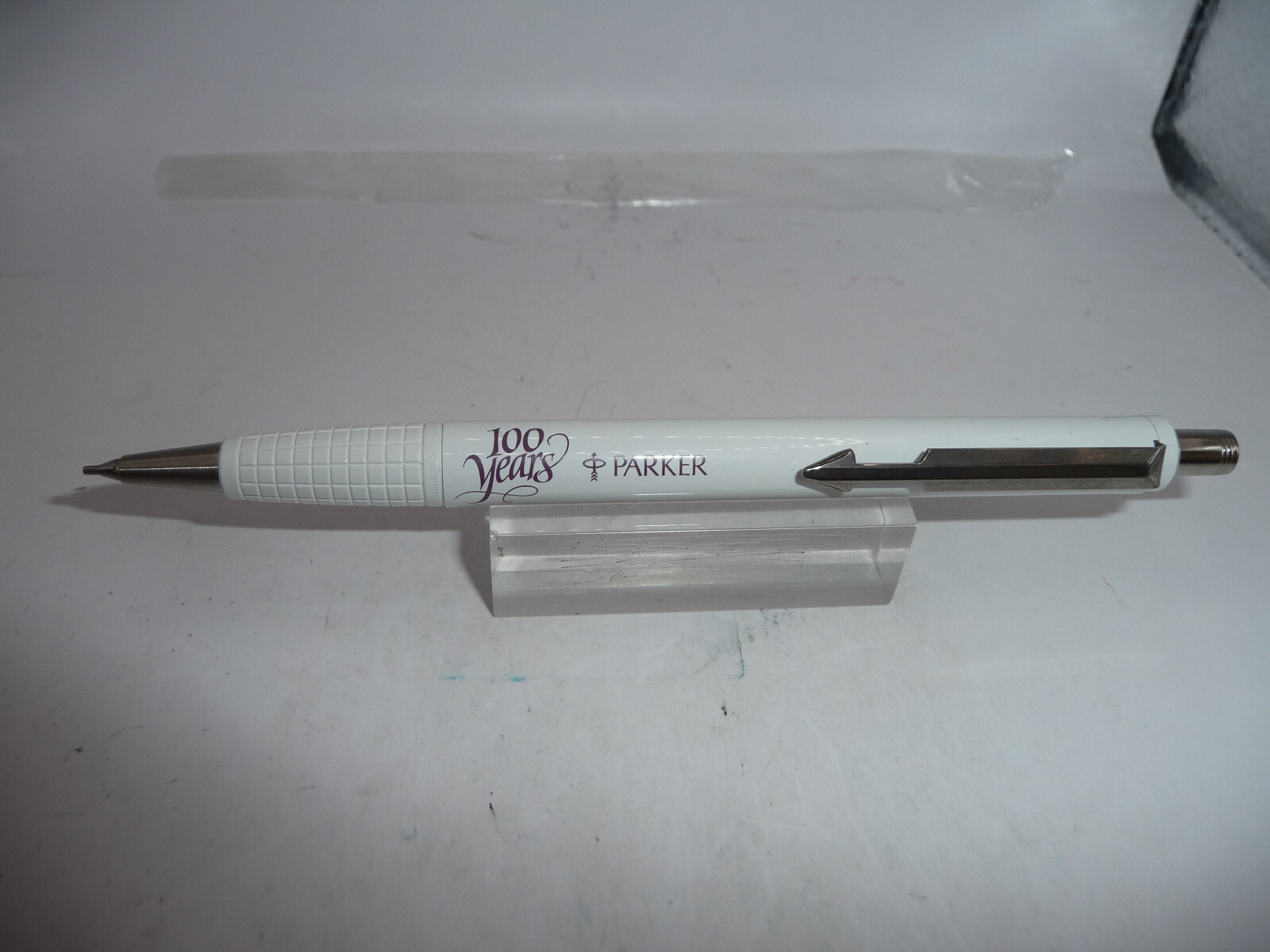 Parker Vintage Vector White 0.5mm Pencil –company sample 100 years–new