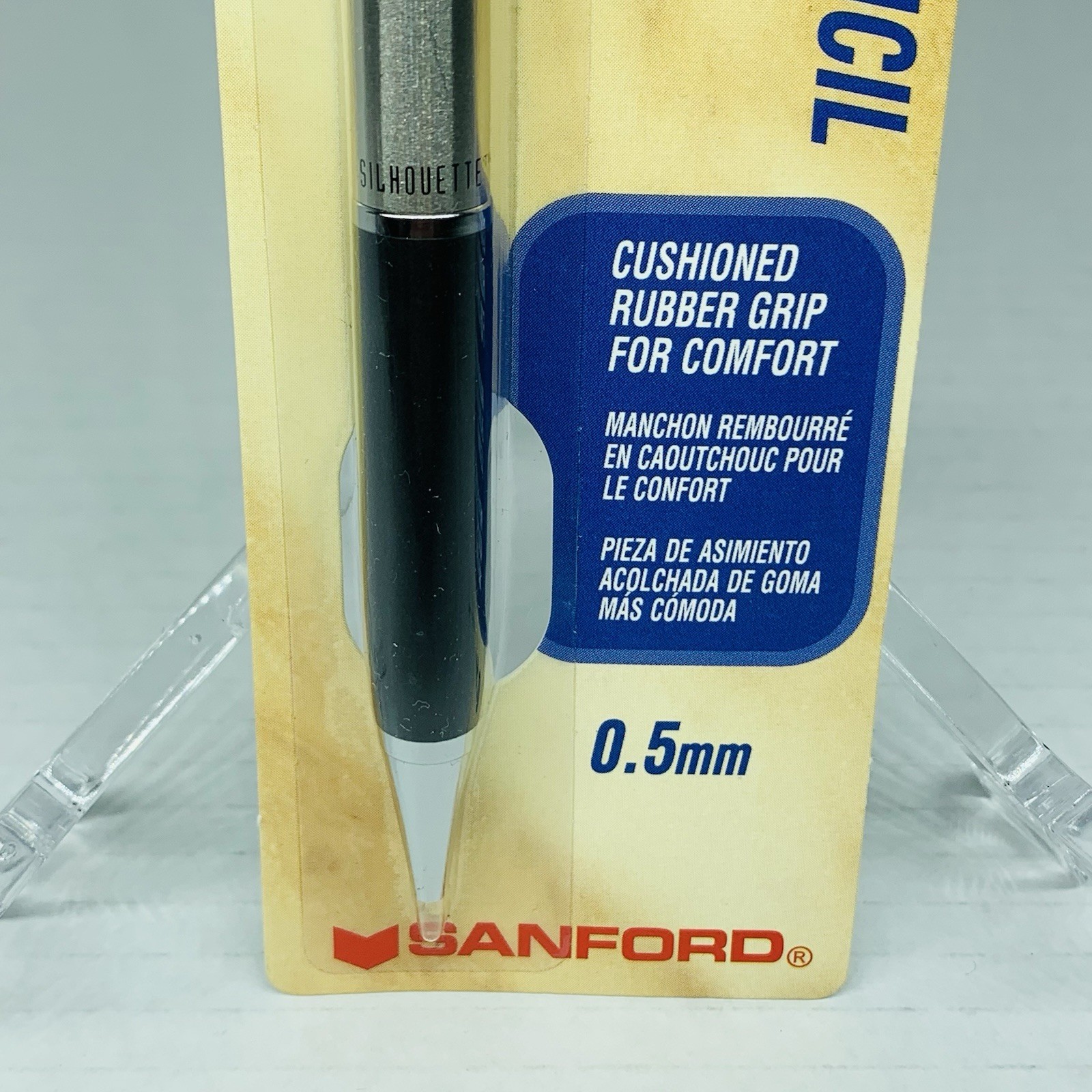 Sanford Silhouette Pencil 0.5mm Pencil Cushion Grip #51515 NEW 1996 Vintage NOS