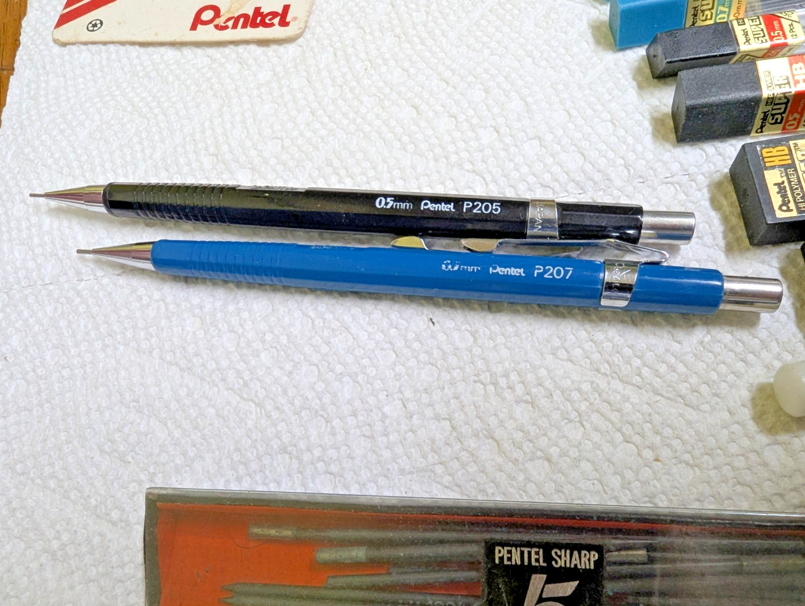 PENTEL Mechanical Pencil & Leads HUGE VARIETY LOT Vintage New & Old