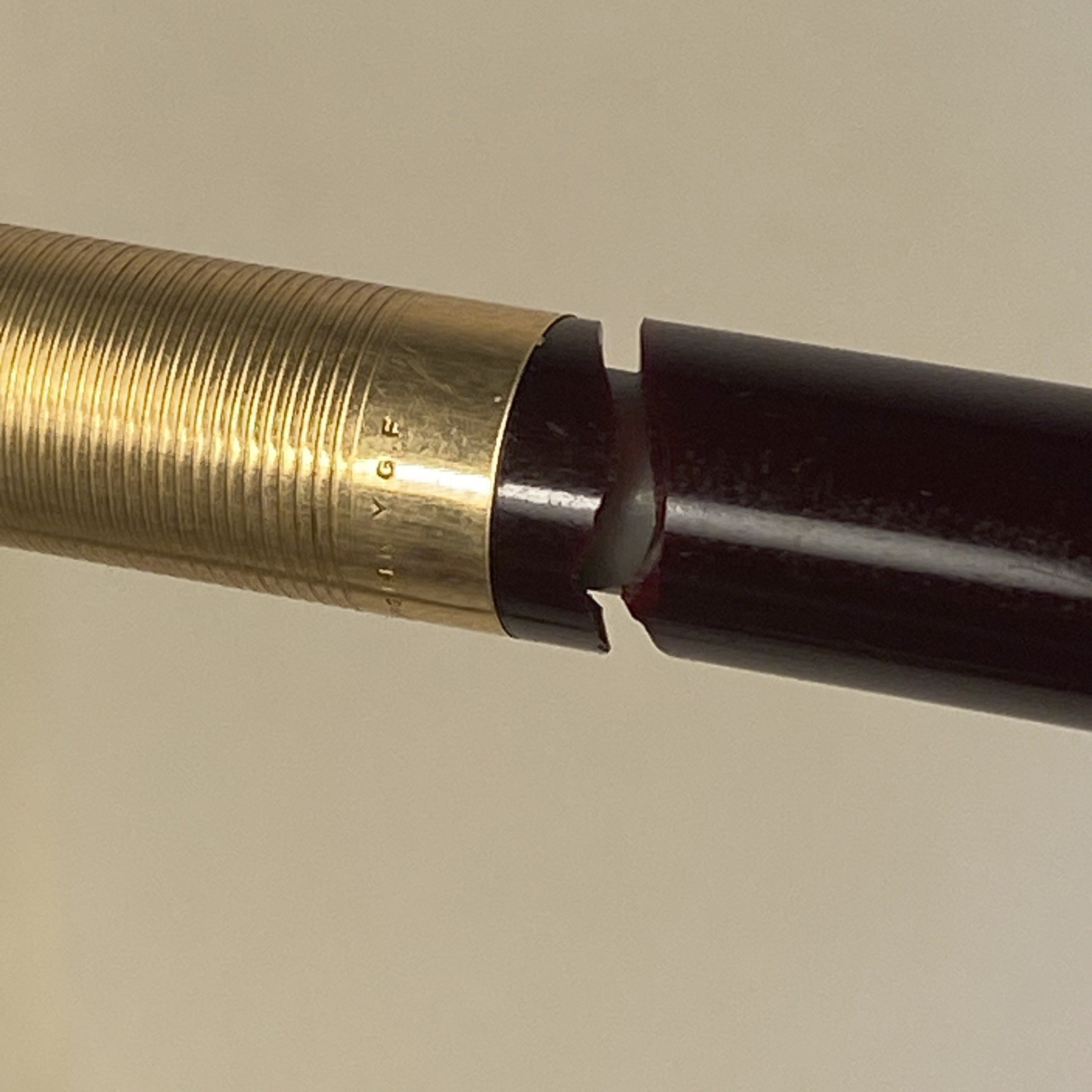 Eversharp Skyline Burgundy Mechanical Pencil 1/10 14 K.Y.G.F. Vintage 40s PARTS