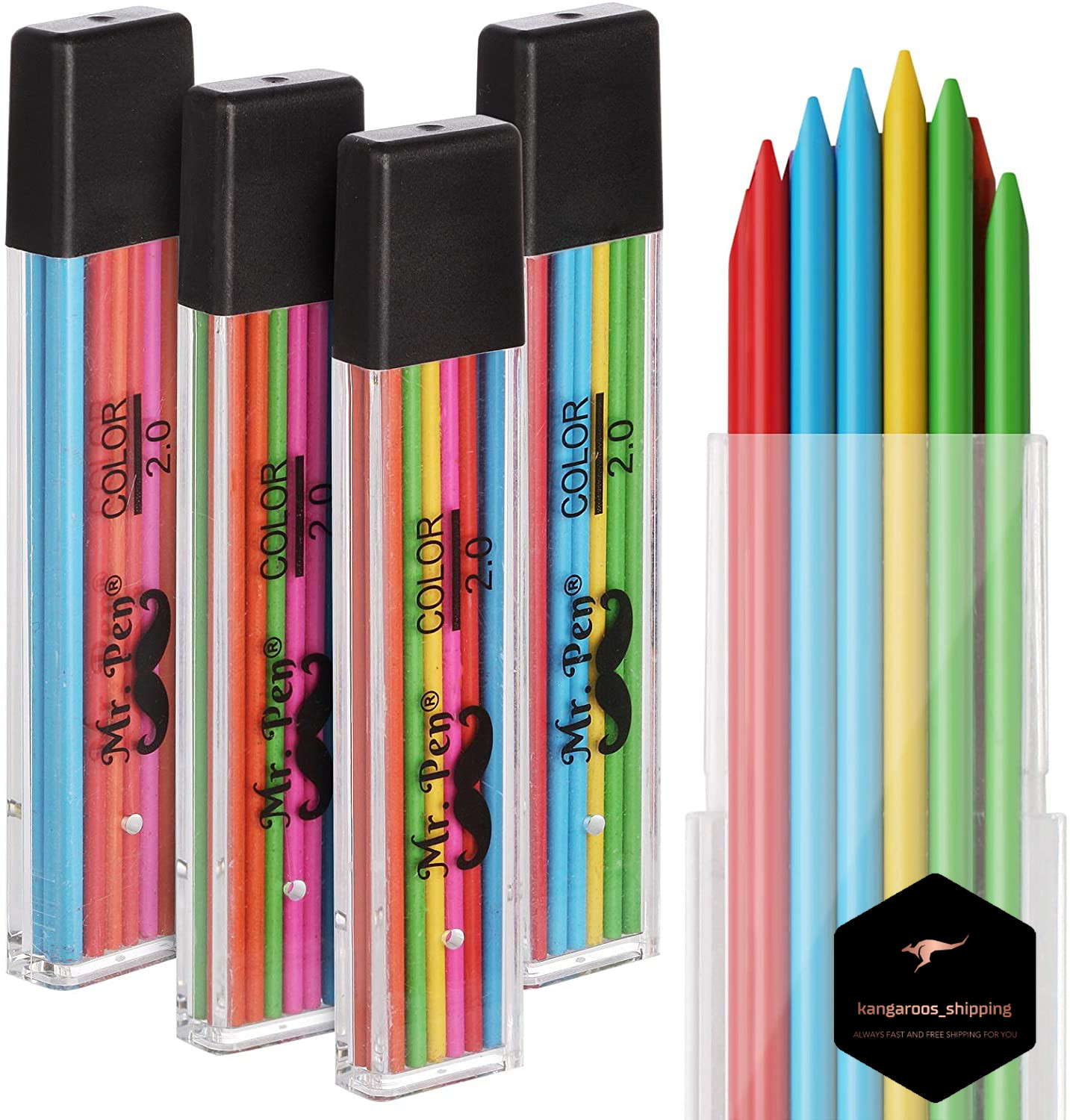 Mr. Pen Mechanical Lead Pencils Refills 2mm 48 Pack