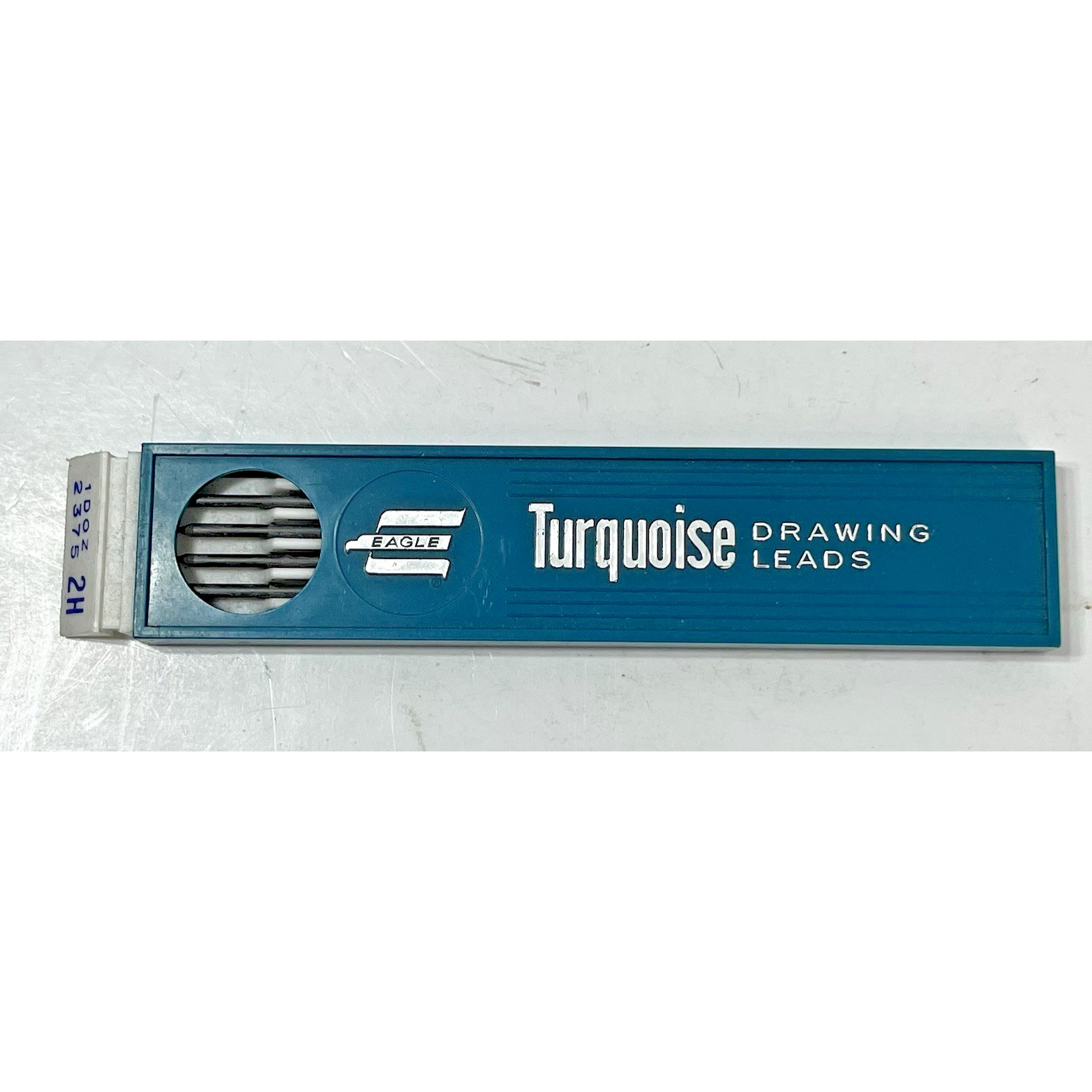 3 Turquoise Eagle Drawing Leads 2375 Black 2H Mechanical Drafting Pencil Refill
