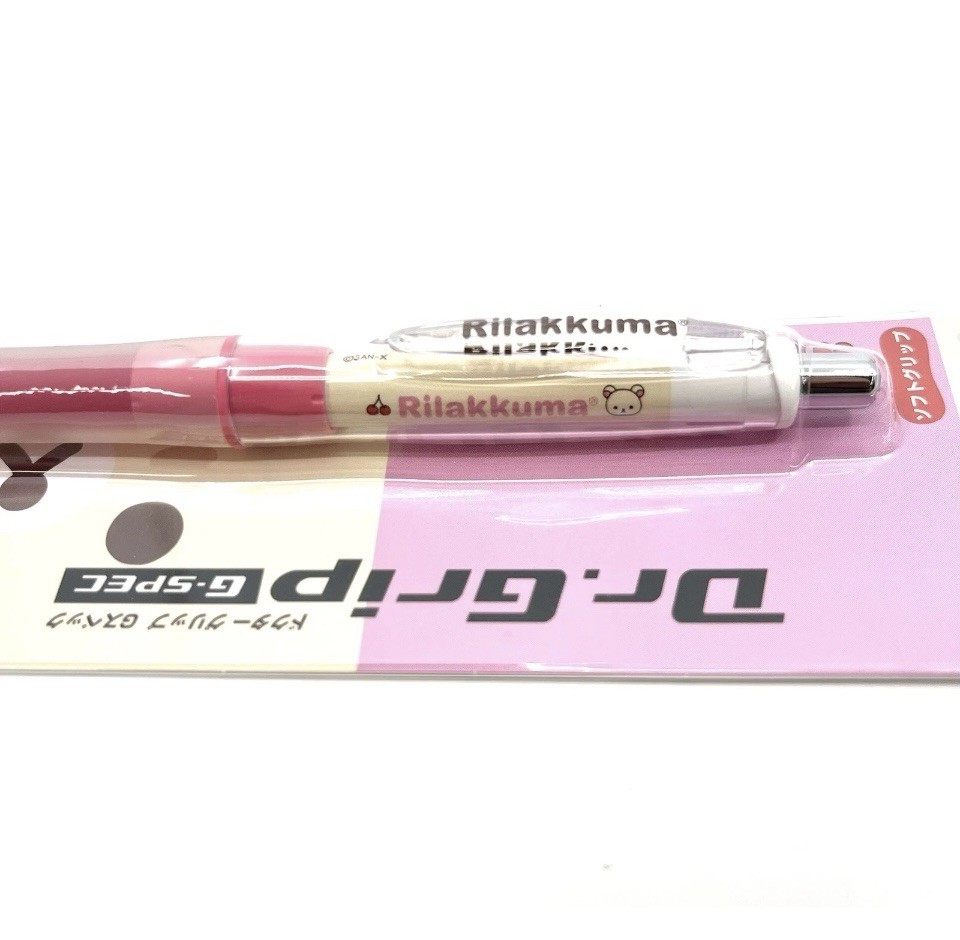 Dr. Grip G-Spec 0.5mm Mechanical Pencil Rilakkuma Pink Soft Grip
