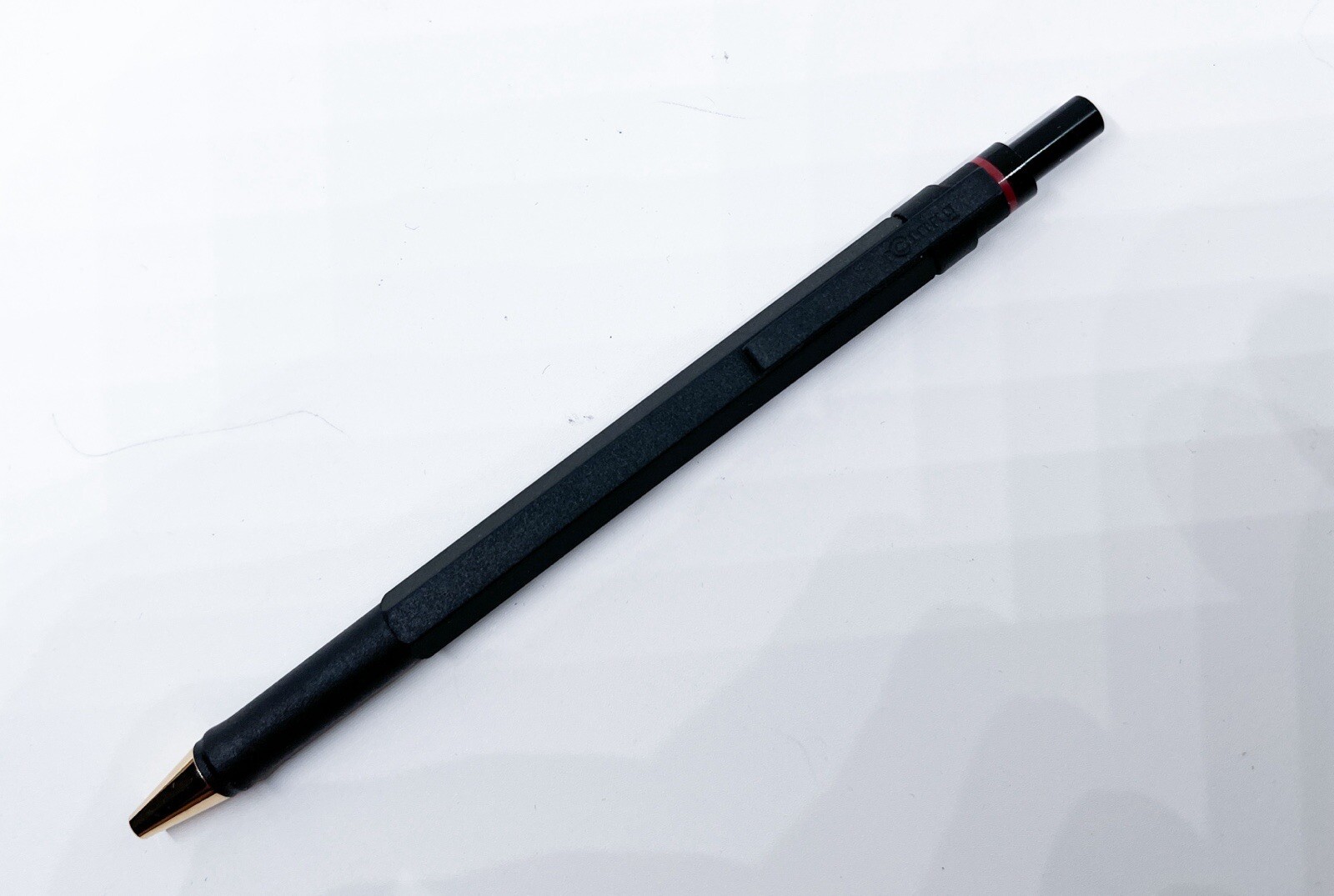 NOS Rotring newton Gold Black Mechanical Pencil 0.7 Double Push Rare