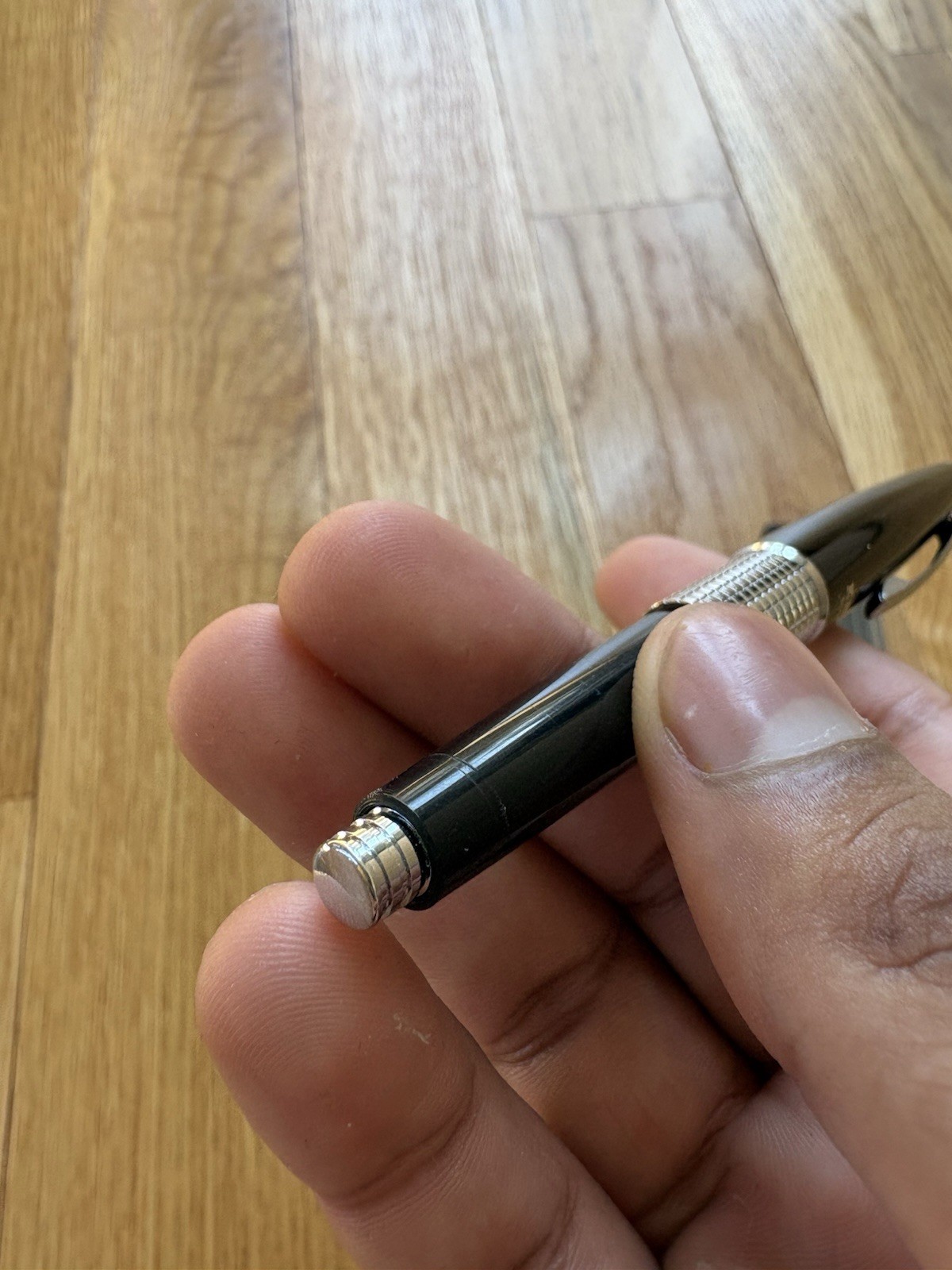 Vintage Pentel Sharp Kerry 0.7mm P1035 Japan Mechanical Pencil Black Silver