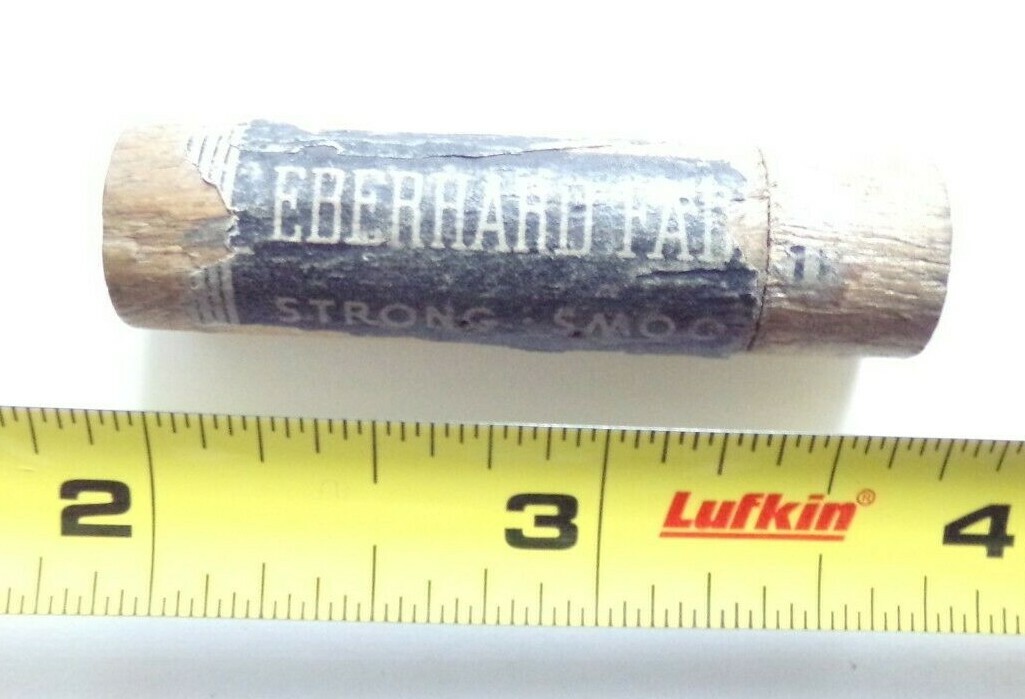 Vintage Eberhard Faber Wooden Mechanical Pencil Lead Holder Tube Carrier Case