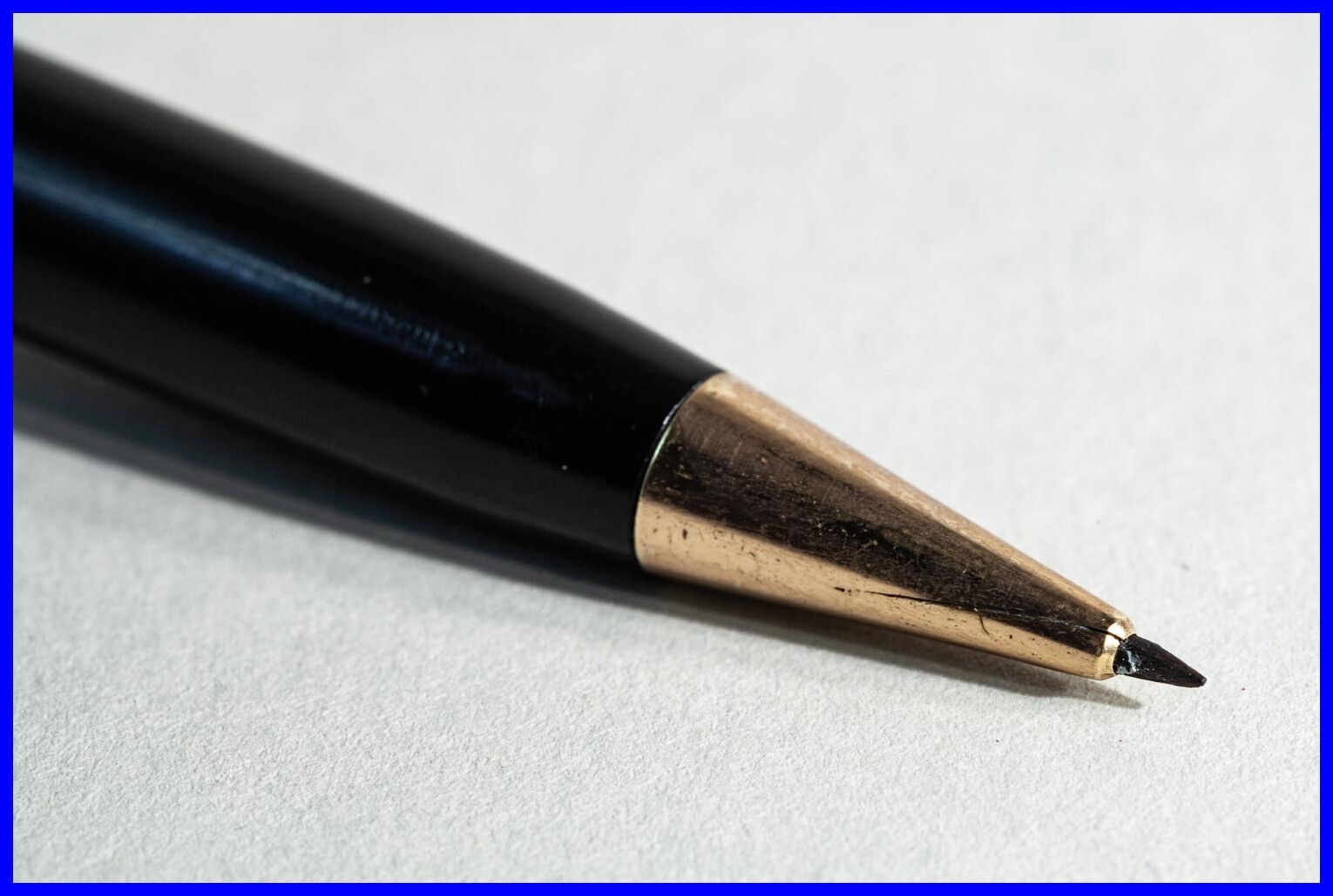 1940s RARE f 1.5 mm lead Montblanc 82 PIX Push Pencil yellow celluloid star