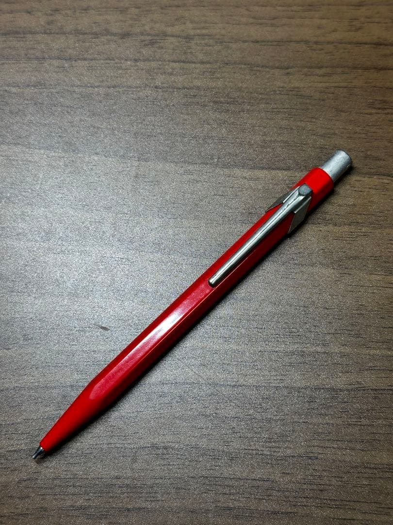 Rare old model Caran d’Ache Ecridor 0.5mm red mechanical pencil