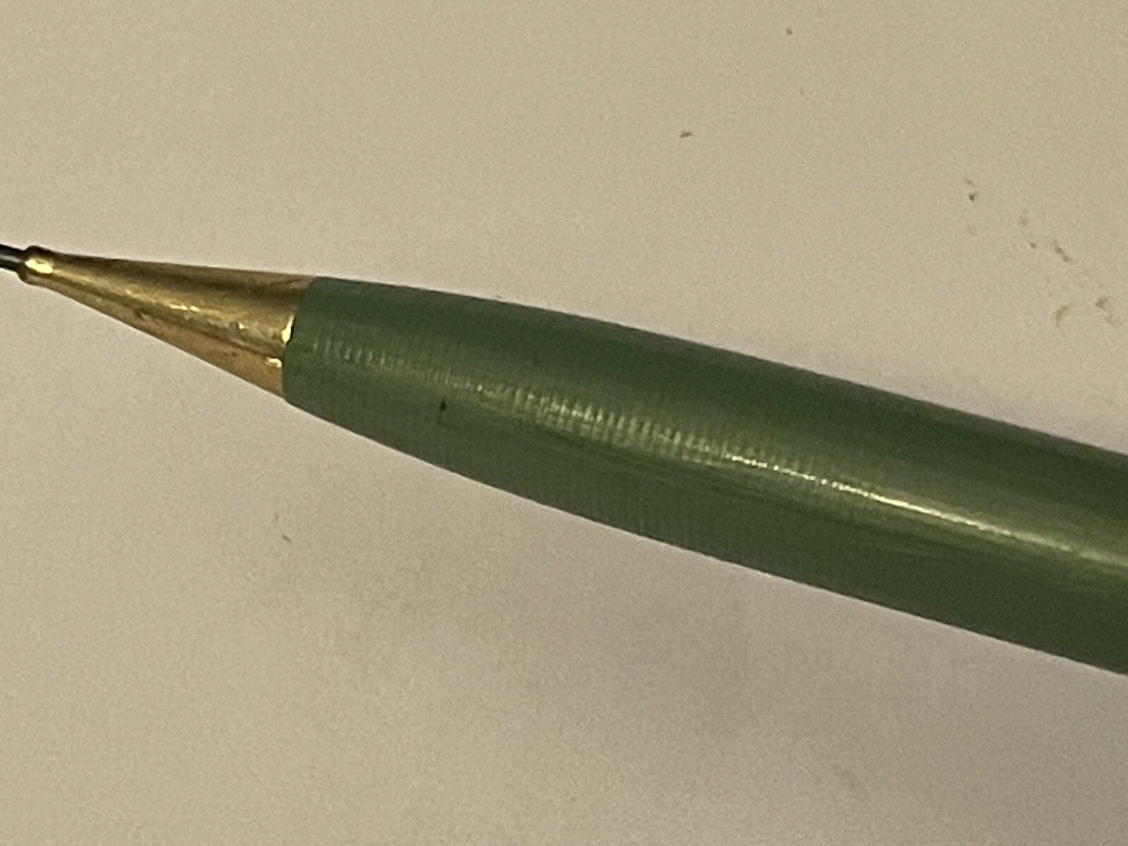 VINTAGE SHEAFFER& GREY SILVER MECHANICAL PENCIL 5″ GOLD TRIM