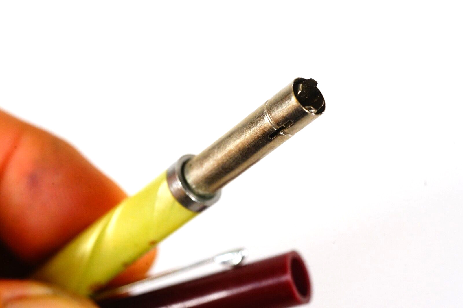 Kansas City Mo MUSIC SERVICE Co. Mid-Century Swirl Advertising Mechanical Pencil