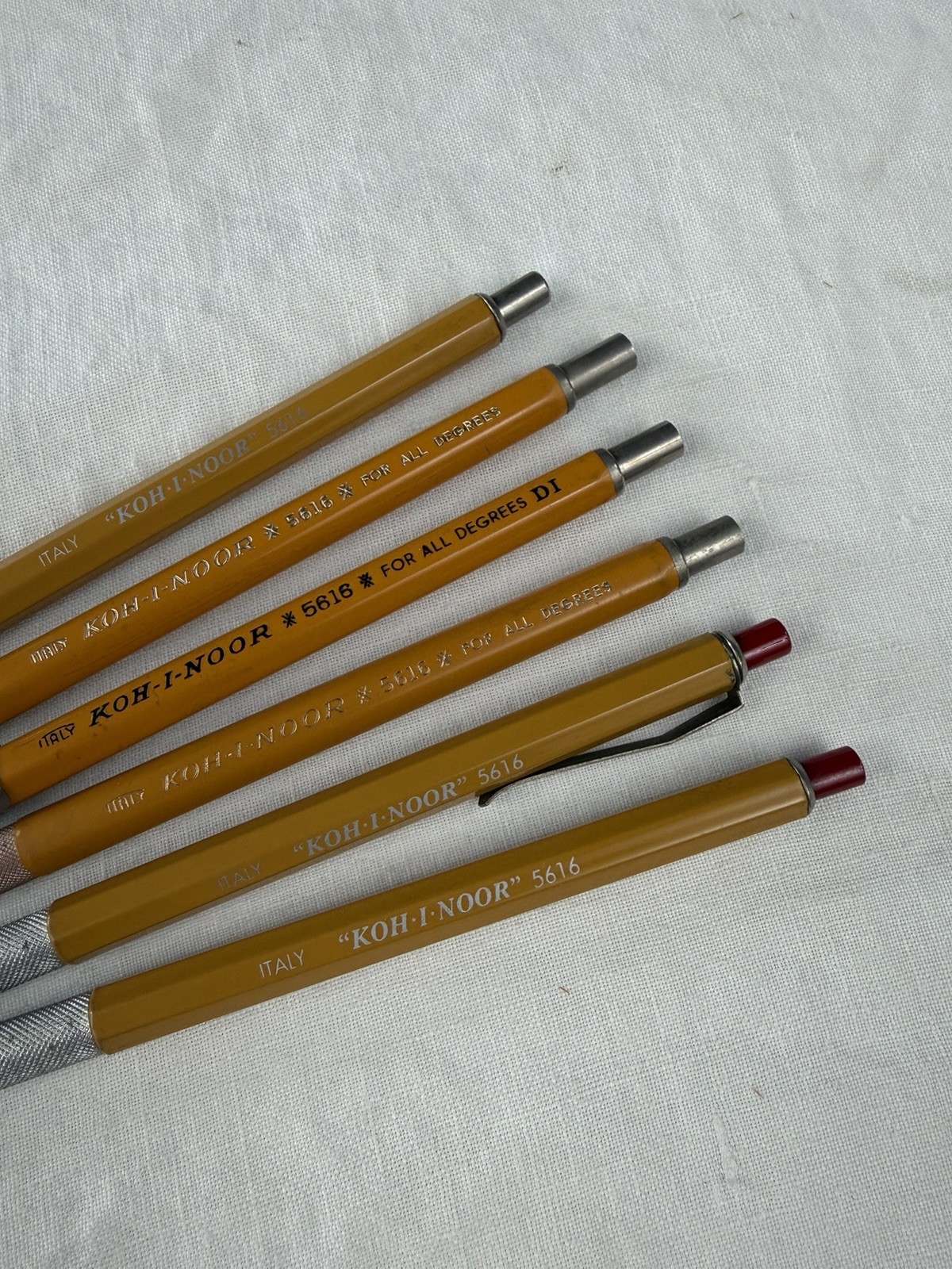 Vintage Koh-I-Noor 5616 lead holder mechanical Drafting Pencils Italy LOT