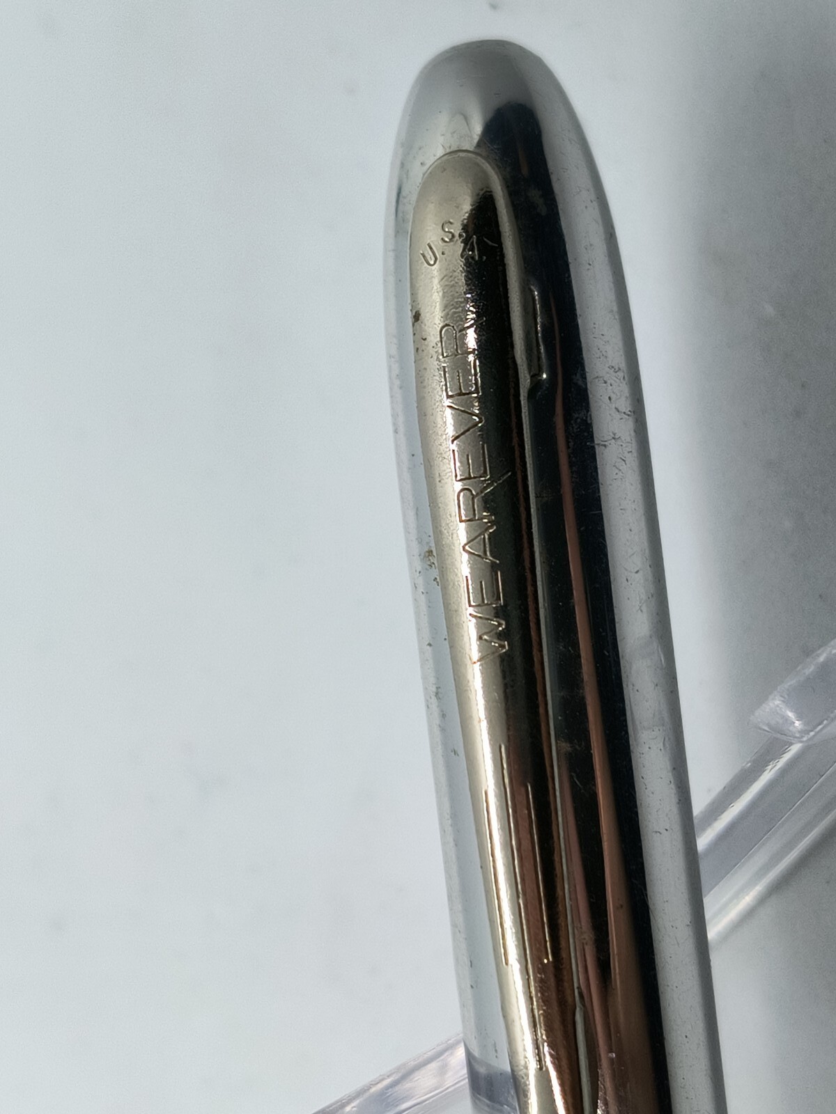 Vintage Wearever Mechanical Pencil, maroon with Chrome cap. Estate Find.