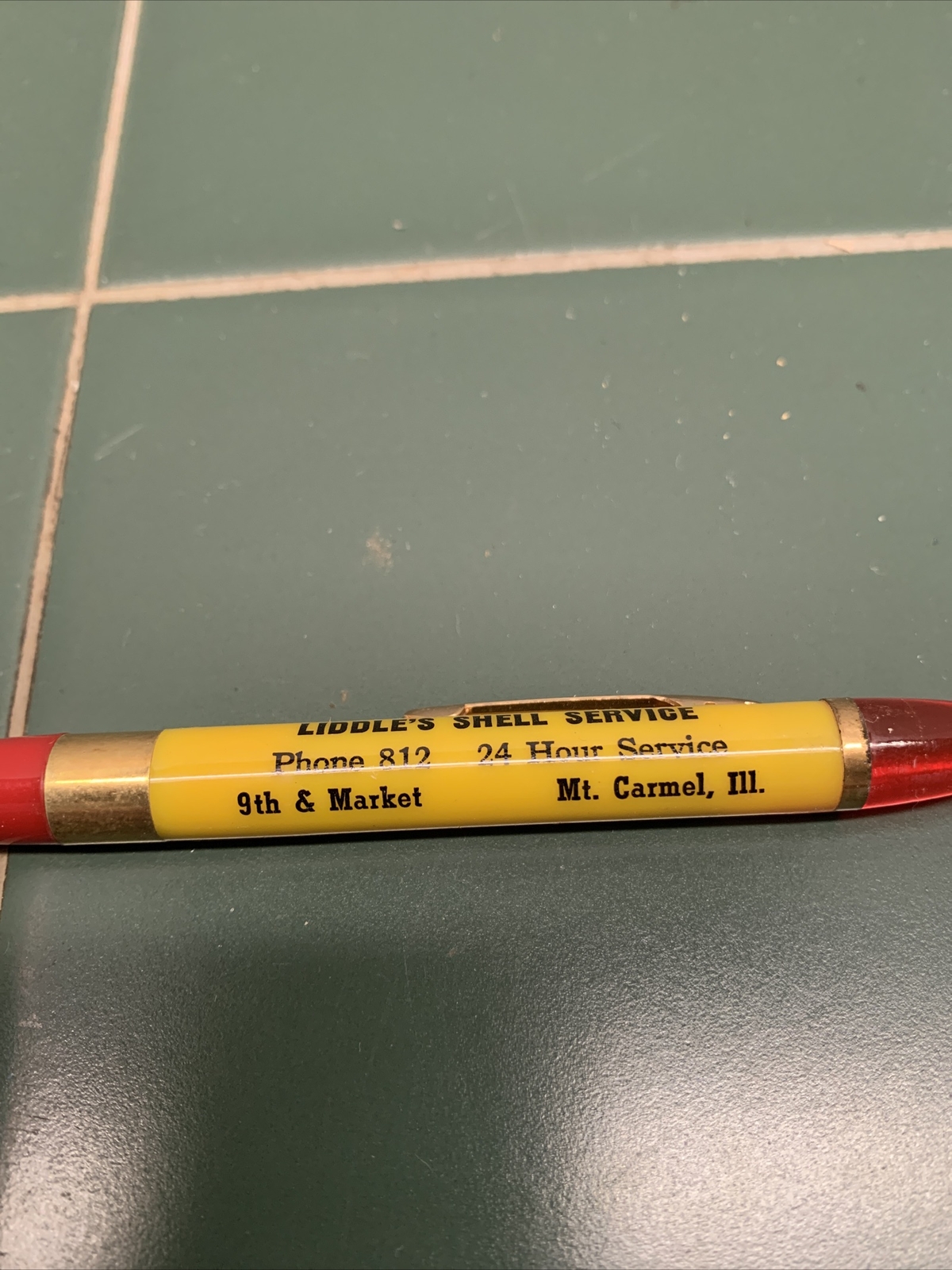 Vintage Liddle’s Shell service advertising mechanical pencil
