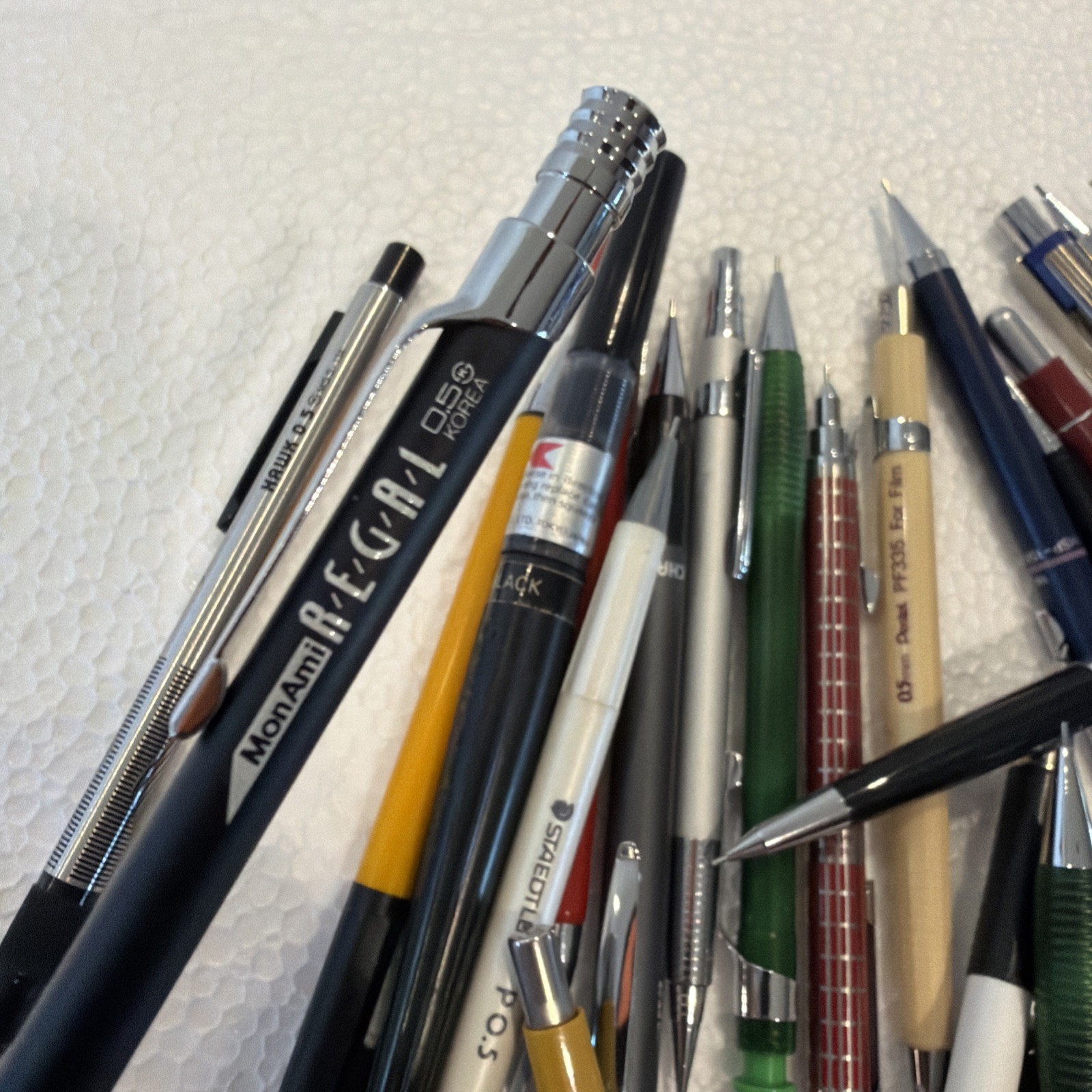 Vintage Lot of 205 Drafting Mechanical Pencils with Leads JAPAN Germany Etc