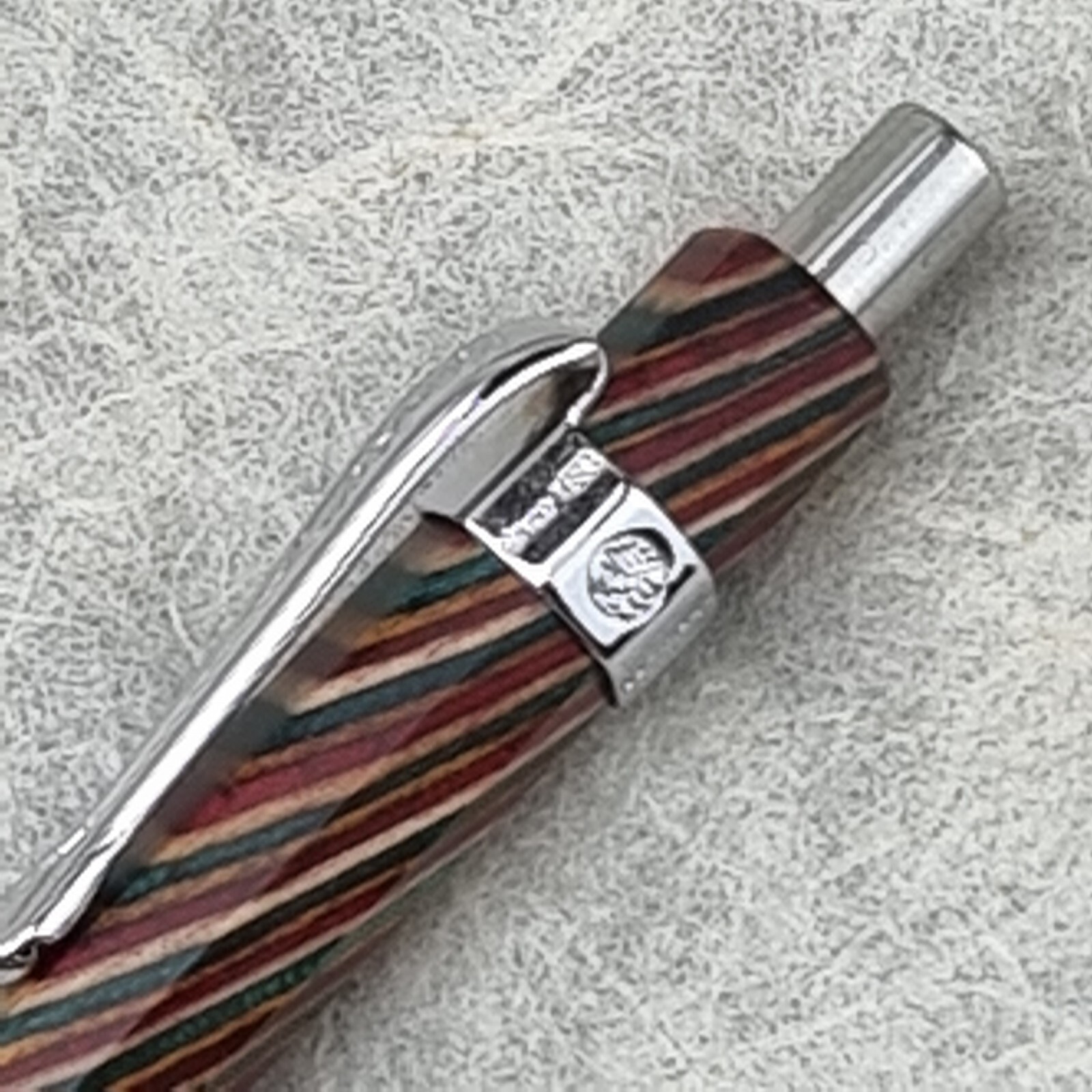Hand Crafted Pentel P-205(0.5mm) Mechanical Pencil with Octagonal Wood Barrel