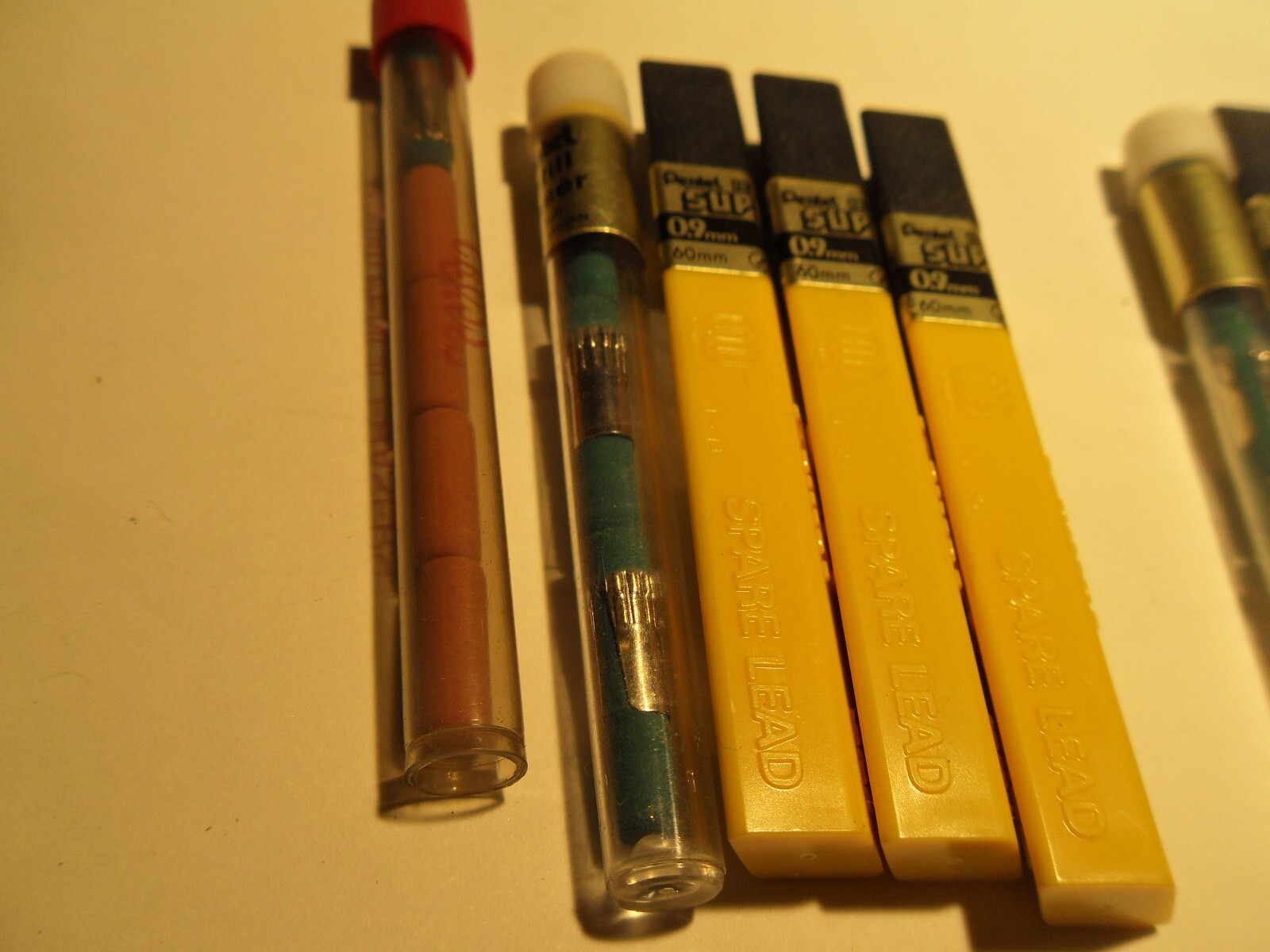 Lot Of Pentel Lead and Eraser Refills 0.5mm, 0.7mm, 0.9mm etc