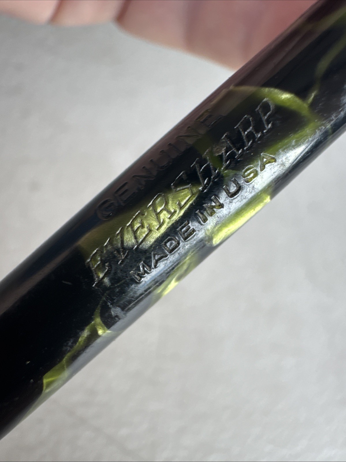 Vintage Genuine Eversharp Repeater Marble Mechanical Pencil Black Green 1.1mmUSA