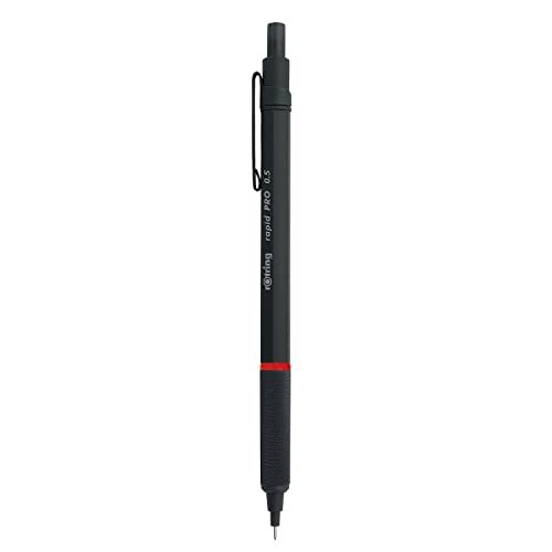 rOtring Rapid Pro 0.5 mm Mechanical Pencil Black Precision Writing Tool