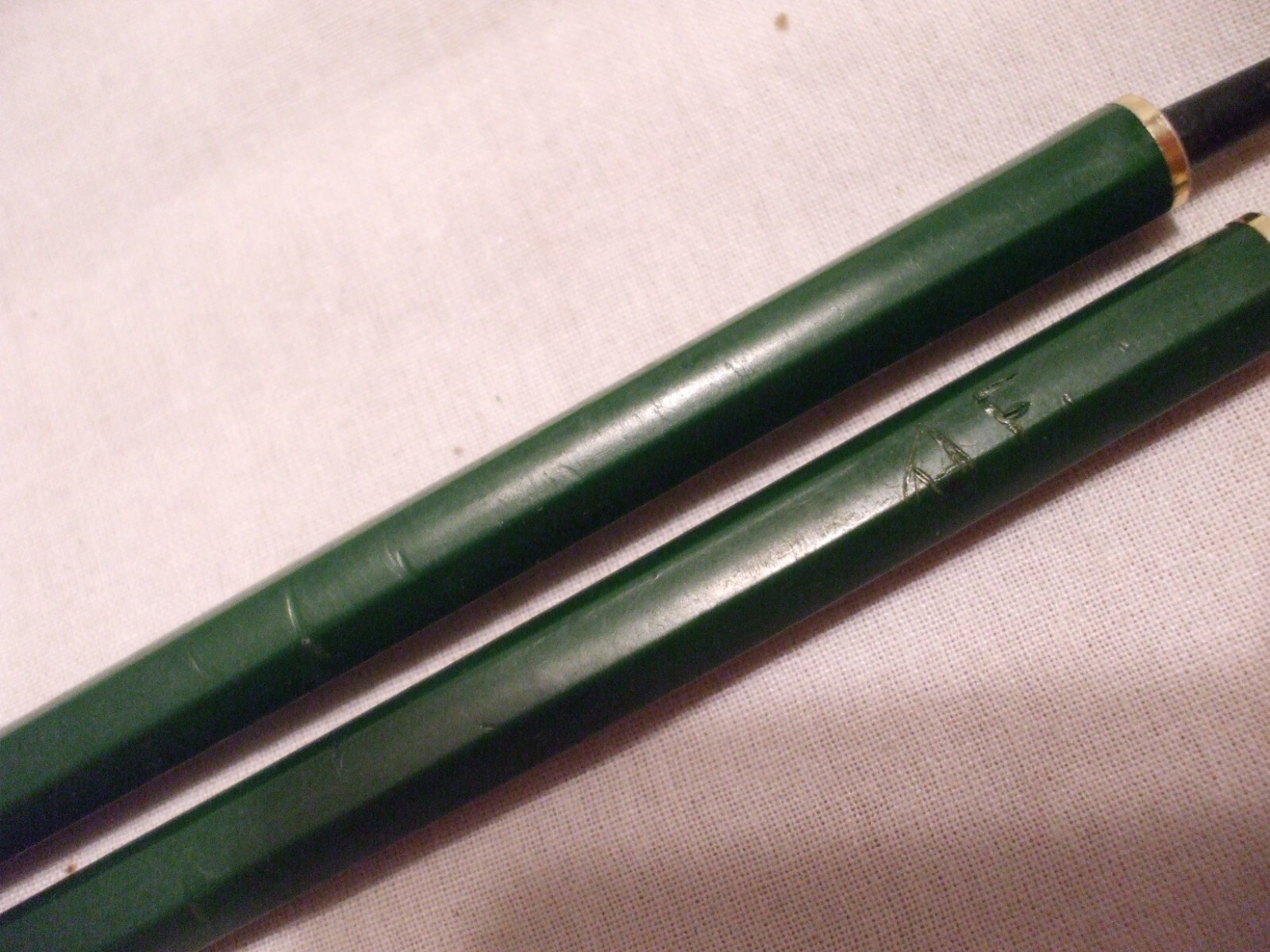 A W Faber Castell Locktite H & 3H Mechanical Pencils 2mm Lead Steel Tube Vtg USA