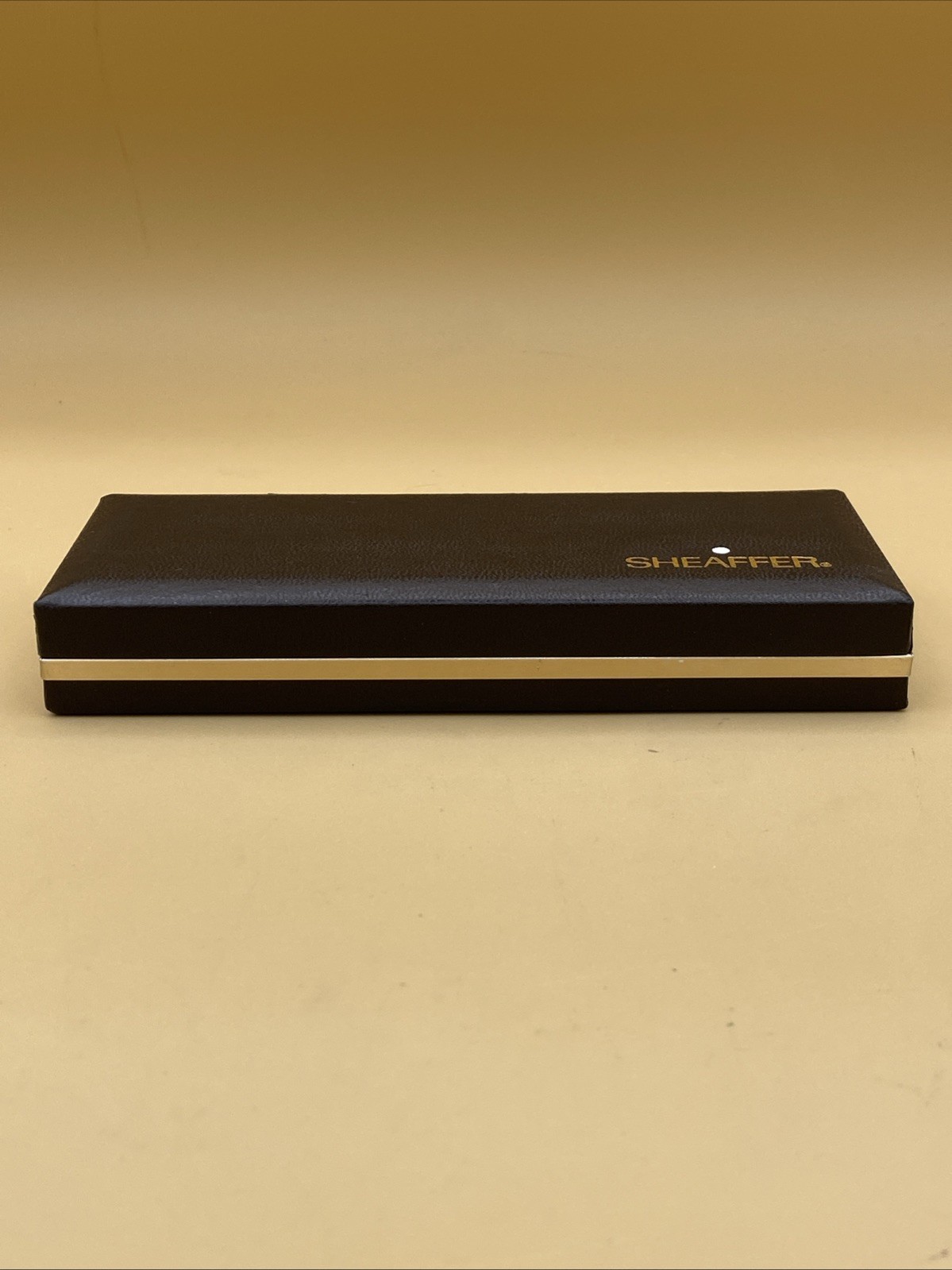 Vtg Sheaffer Gold Electroplated White Dot Mechanical Pencil Fluted wth Box