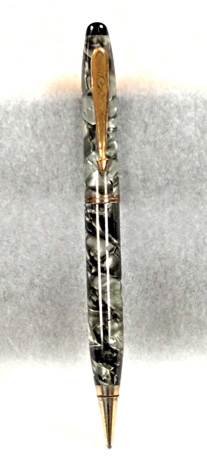 Vintage RARE Parker Gray/Green/Black Mother Of Pearl Mechanical Pencil-Untested