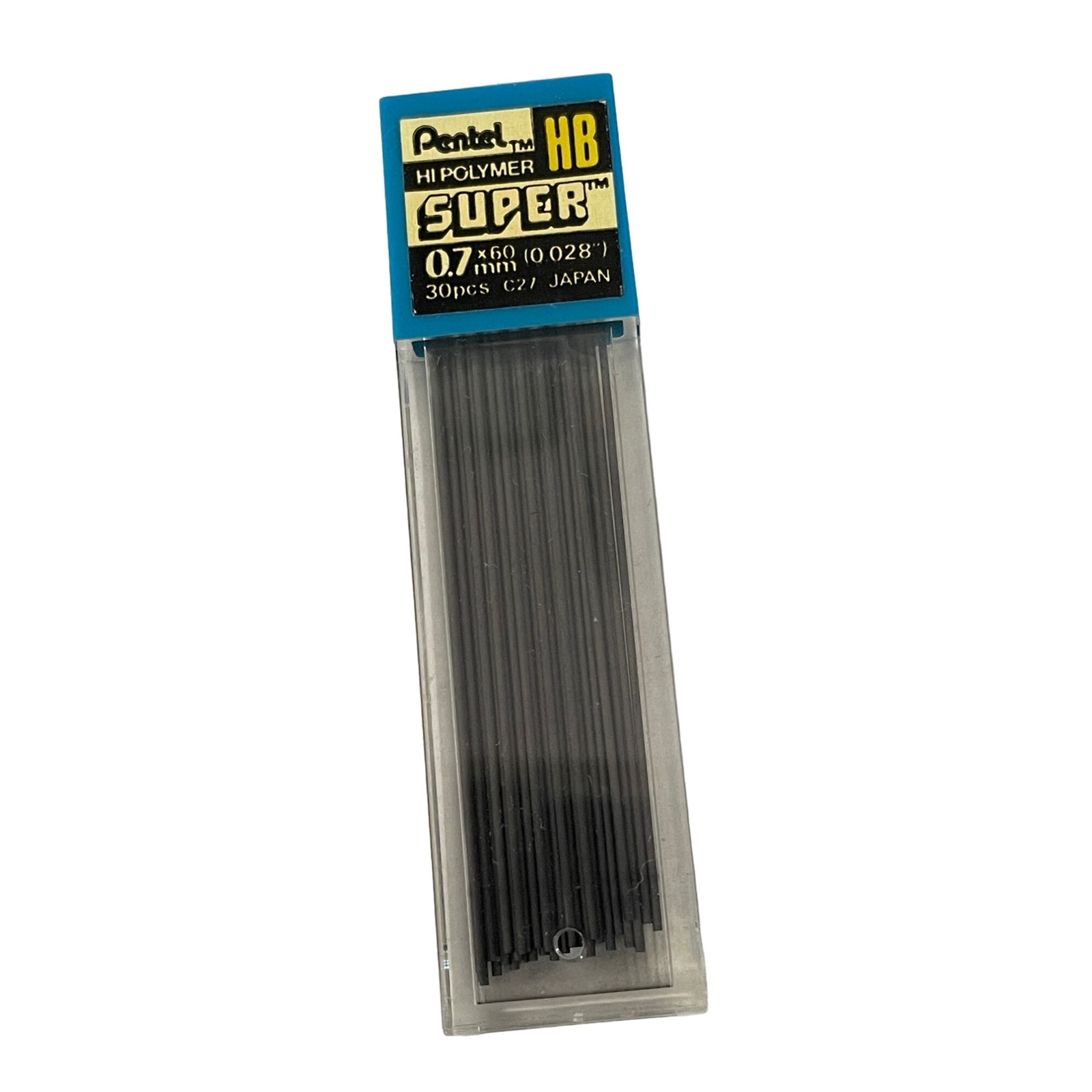Pentel Hi-Polymer Super HB 0.7mm Mechanical Pencil Lead Refill PARTIAL BOX