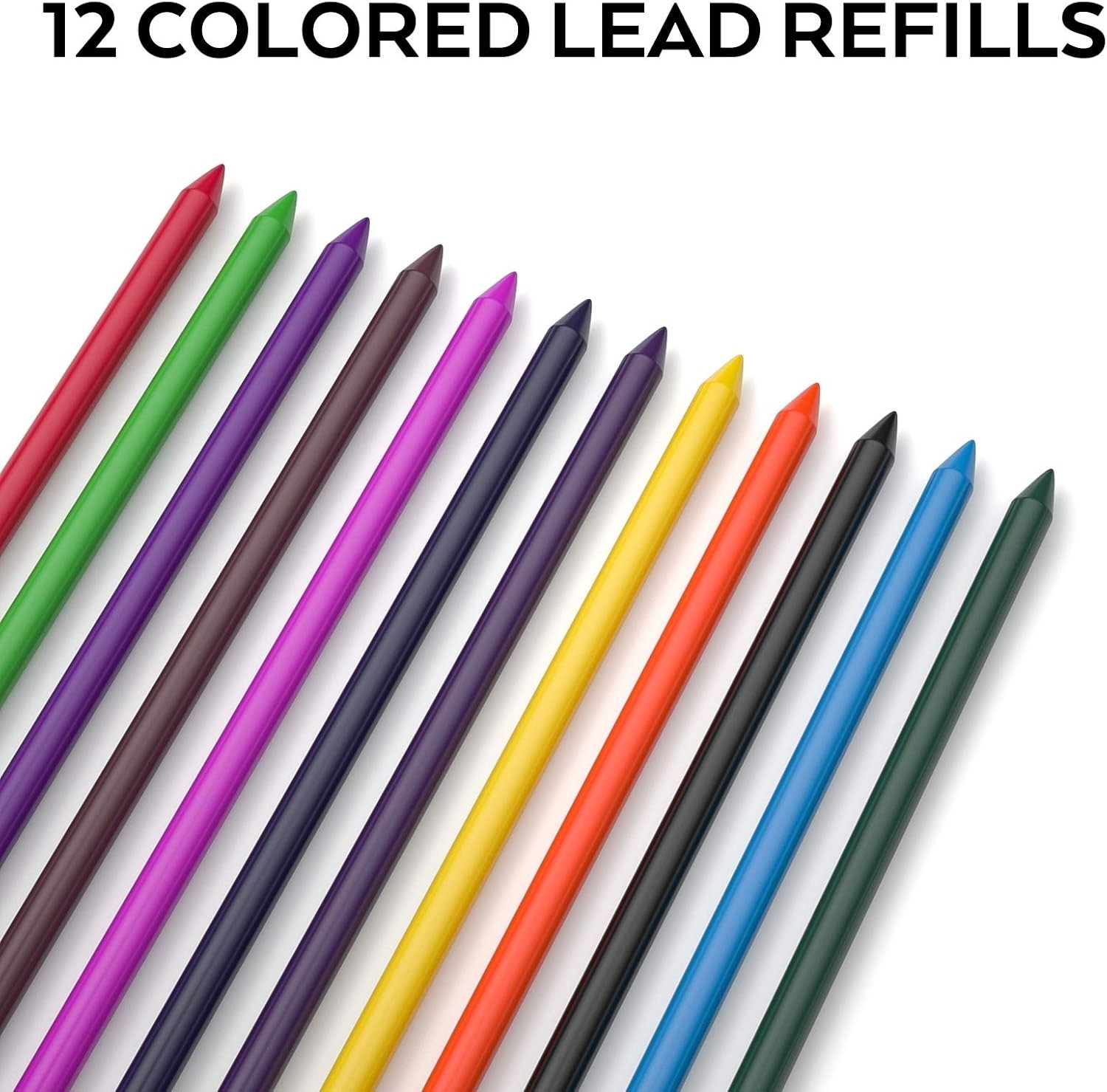 Erasable Sketching Pencil Collection – 11 Pieces, Includes Sharpener and Refills