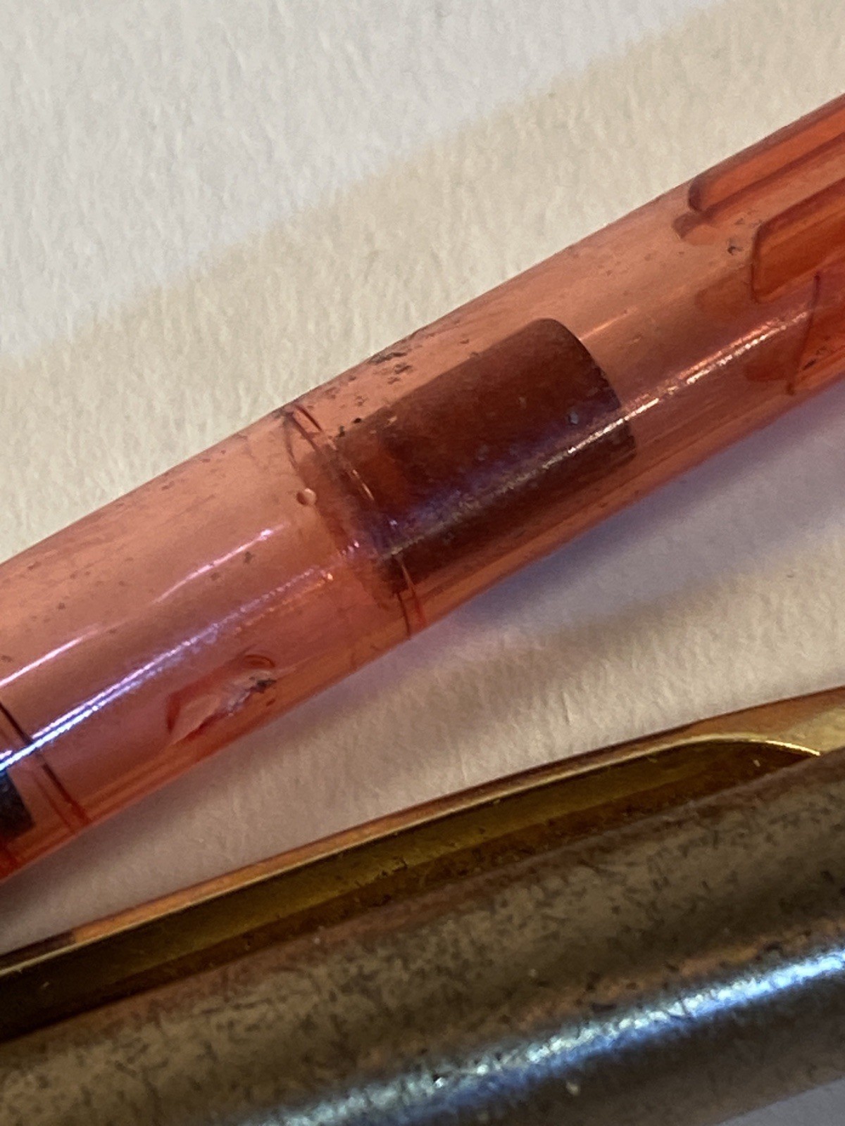 Vintage Rocket Mechanical Pencil Black & Gold