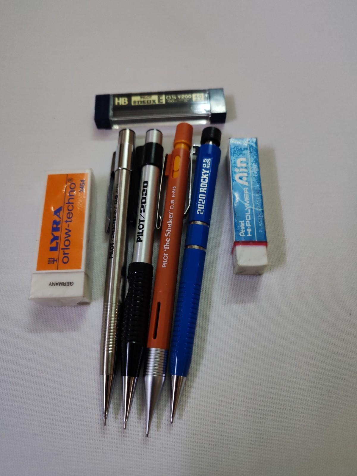 4 Nos Mechanical Pencels Vtg Nos Pilot /H515/ROCKY H525/ST/SHAKER 2020