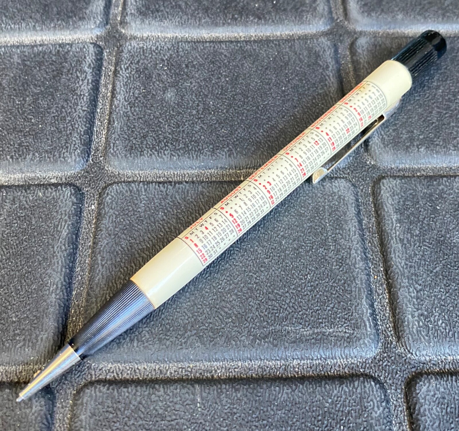 Vintage Mechanical Pencil 1956 United Carbon Corp w/Erasers & Lead