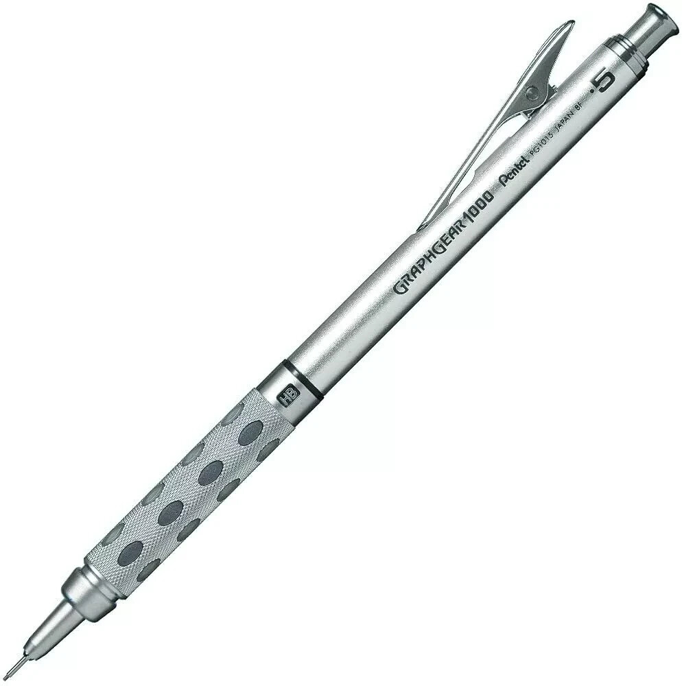 Pentel Metal Low Center of Gravity PG1015 Drawing Sketch Automatic Pencil 0.5mm