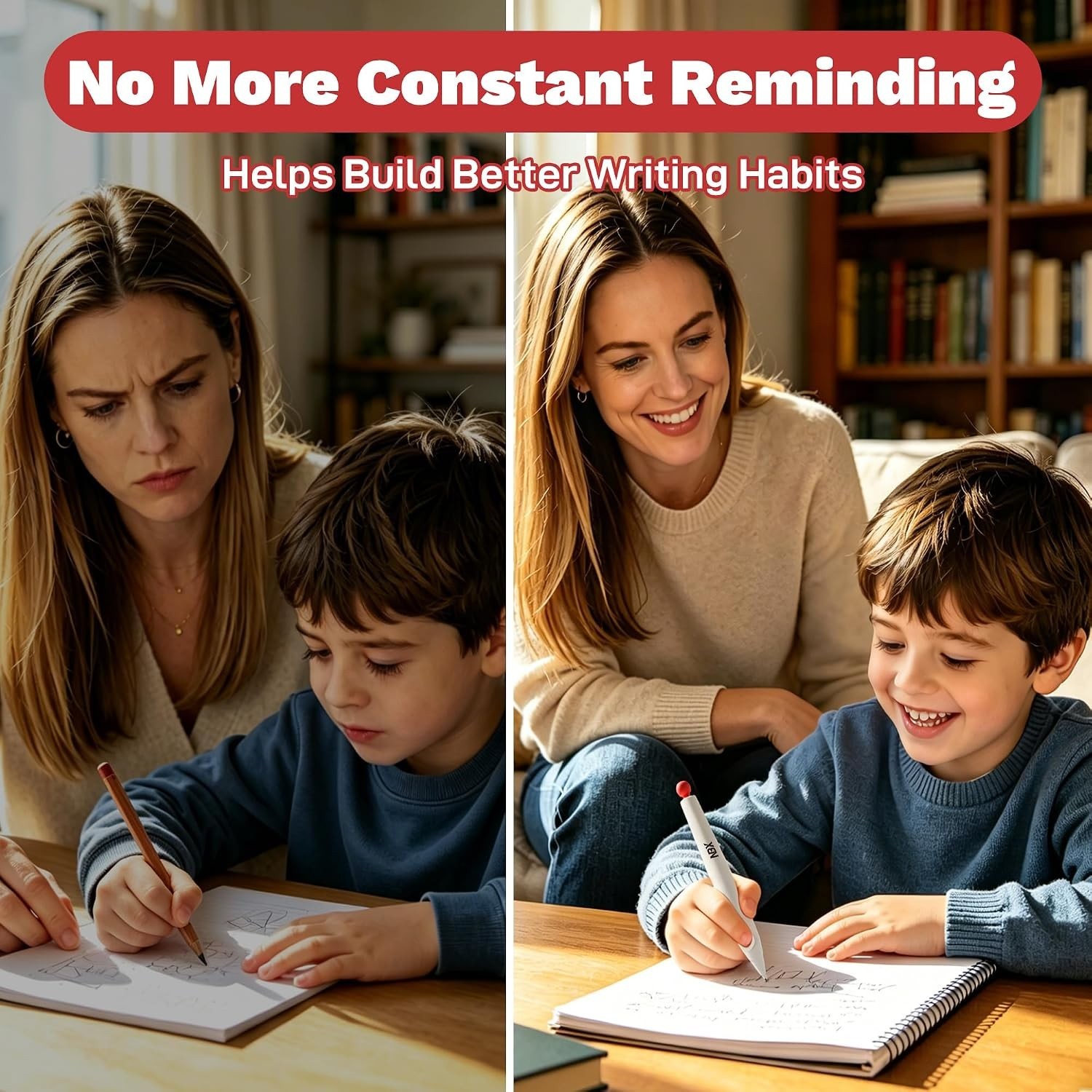 0.9mm Self-Correcting Pencil with Ergonomic Grip for Kid’s Writing Success