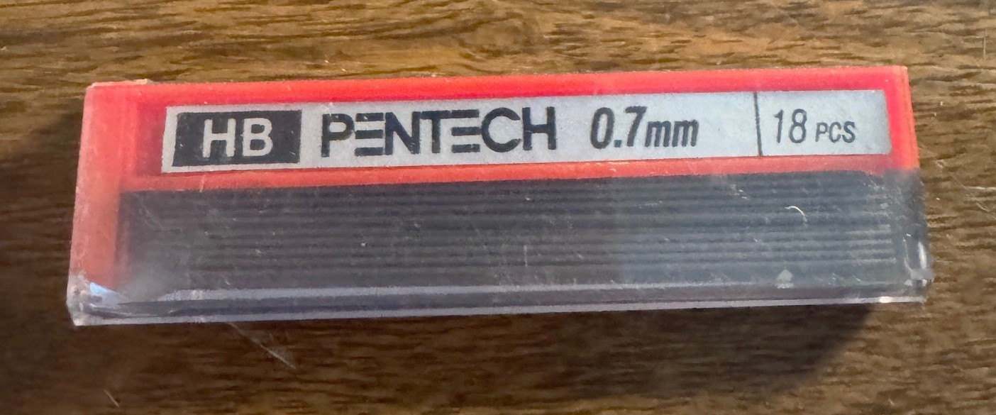 PENTECH .7mm Lead REFILL for Mechanical Pencil – 13 Pieces